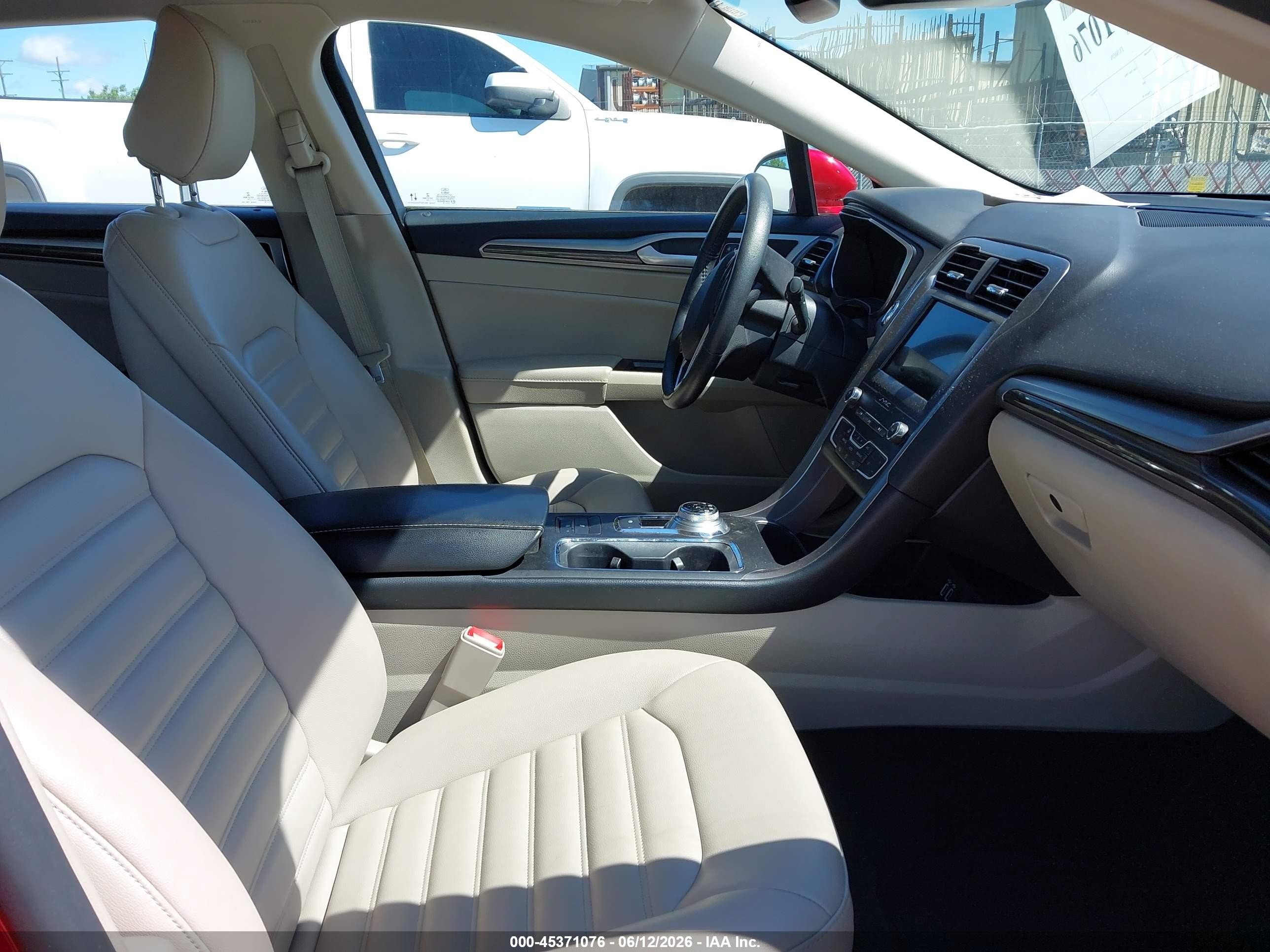2020 Ford Fusion Sel Red vin: 3FA6P0CD8LR201403