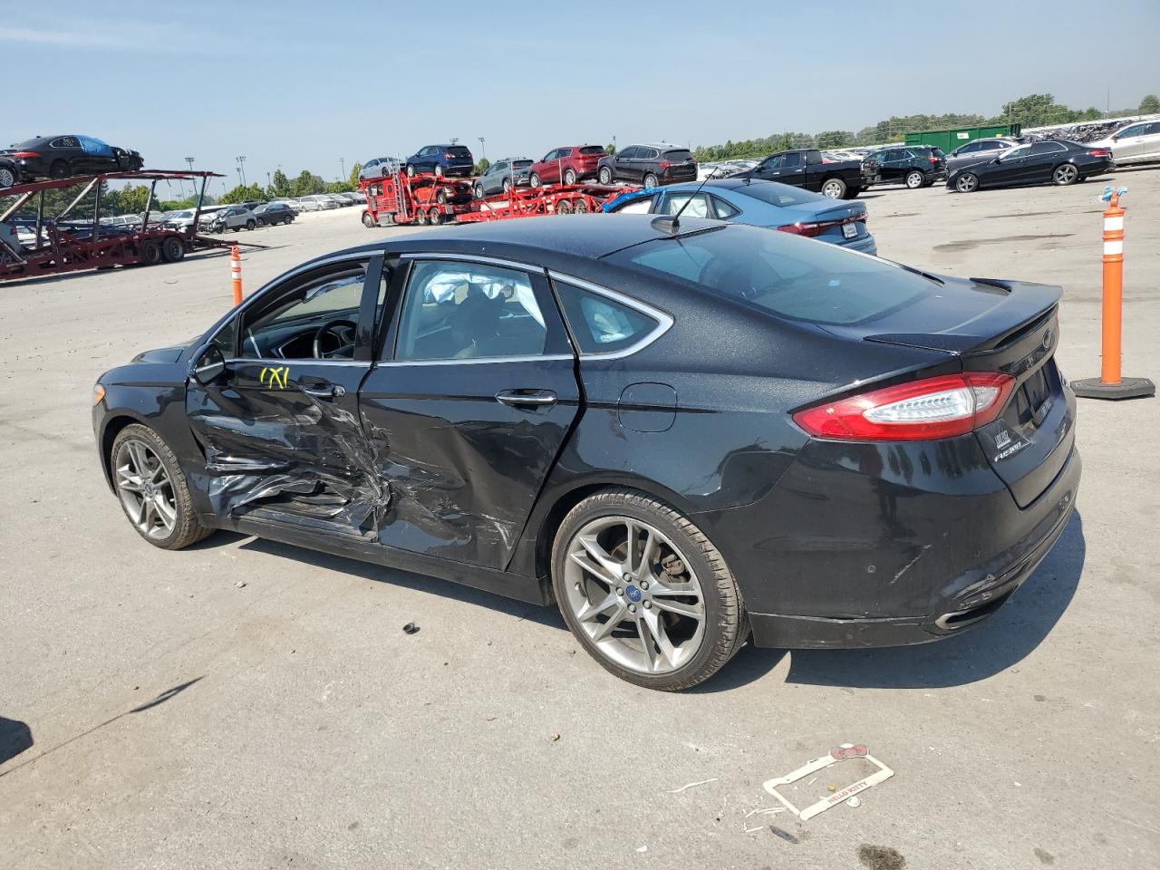 2013 Ford Fusion Gray vin: 3FA6P0D90DR169560