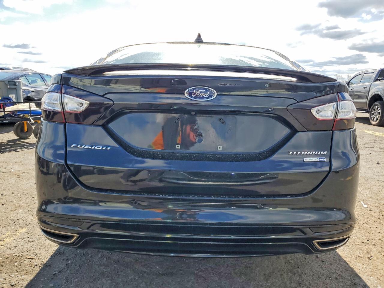 2013 Ford Fusion Titanium Black vin: 3FA6P0D90DR388759