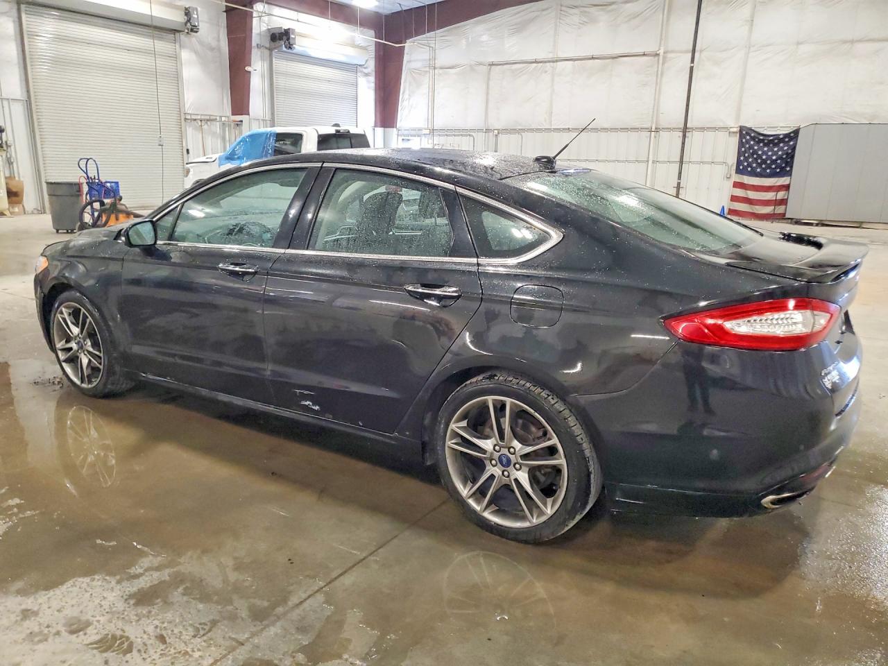 2014 Ford Fusion Titanium Black vin: 3FA6P0D90ER121980