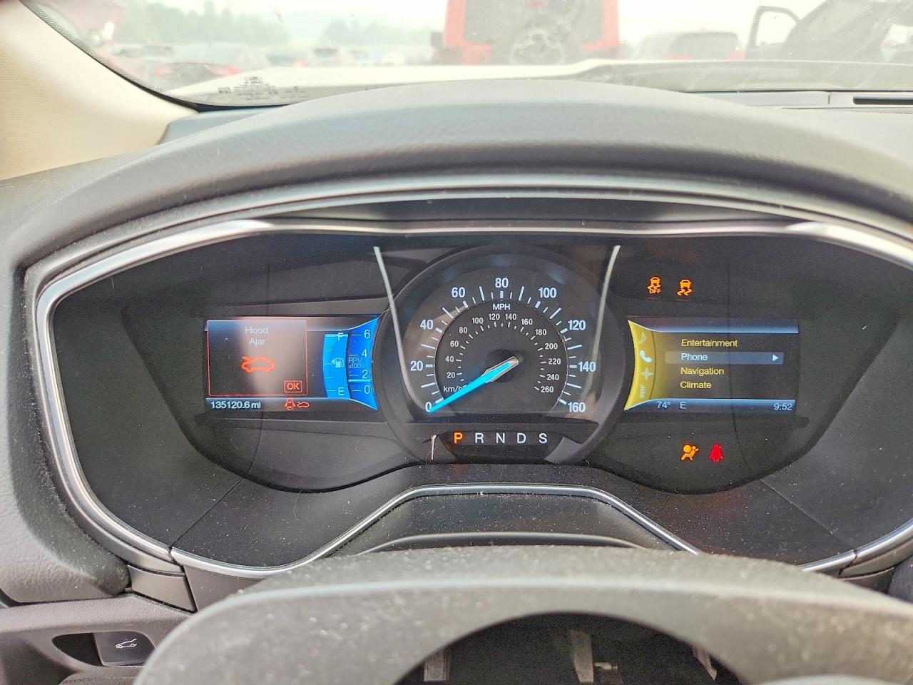 2014 Ford Fusion Titanium Серый vin: 3FA6P0D90ER313061