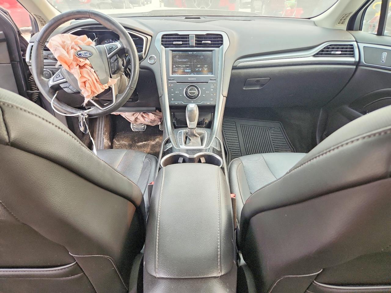 2014 Ford Fusion Titanium Серый vin: 3FA6P0D90ER313061