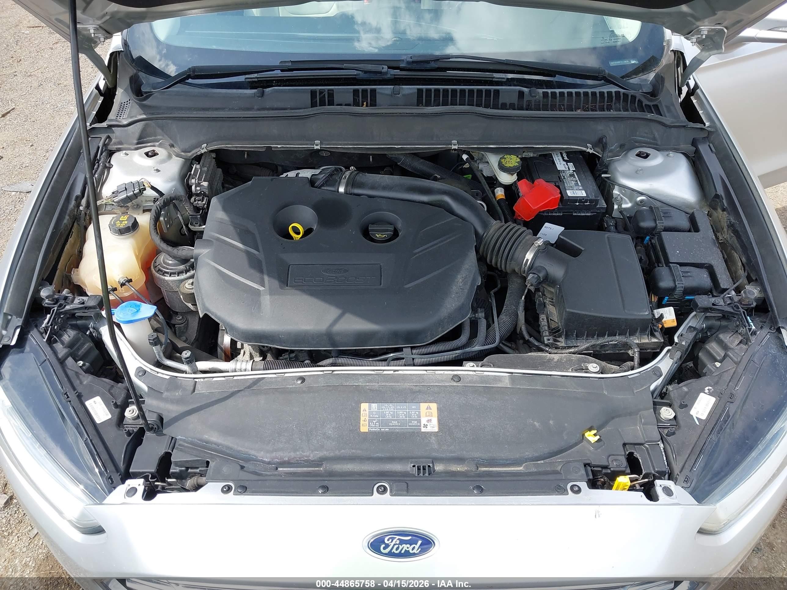 2015 Ford Fusion Titanium Silver vin: 3FA6P0D90FR172610