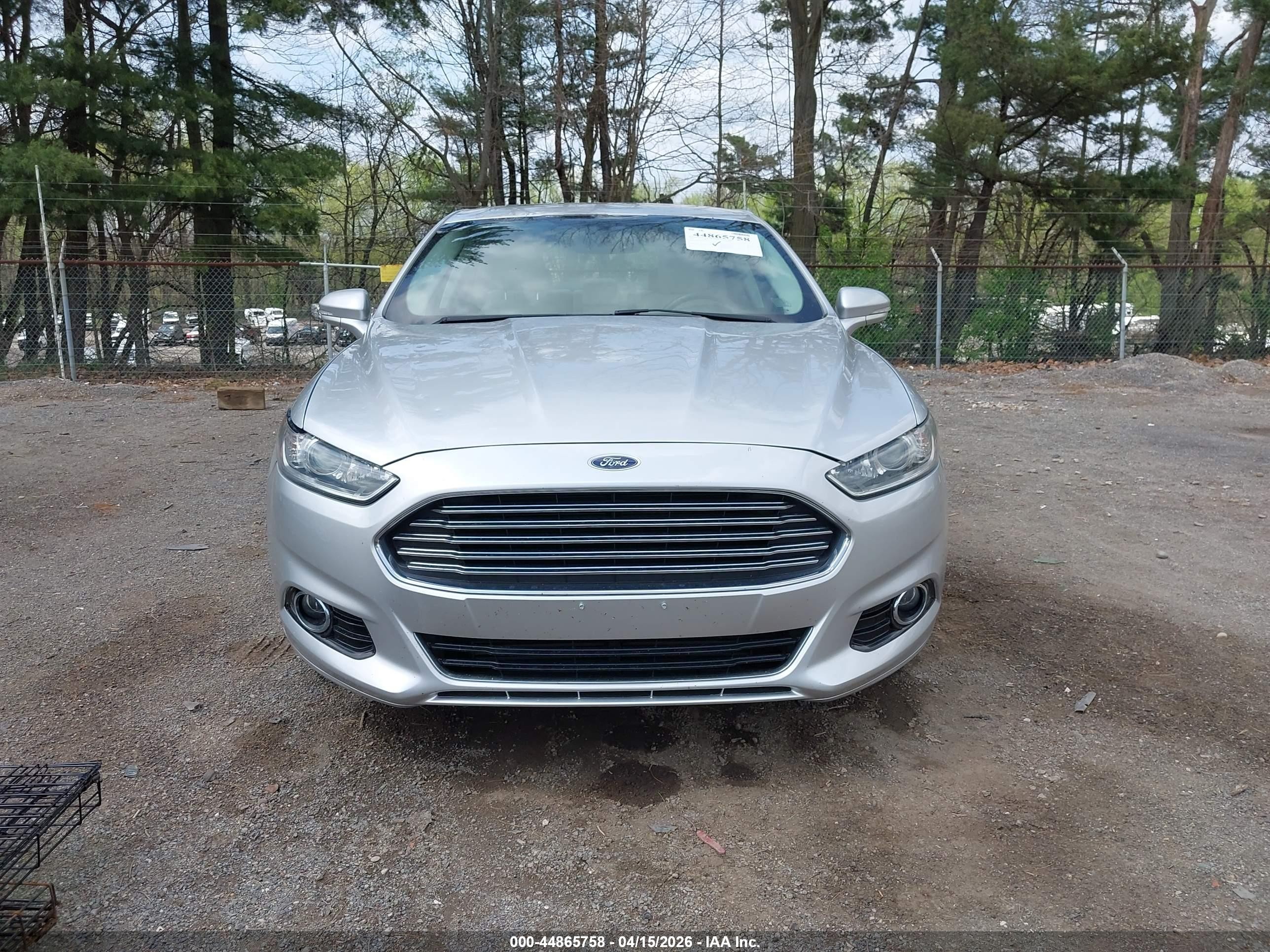 2015 Ford Fusion Titanium Silver vin: 3FA6P0D90FR172610
