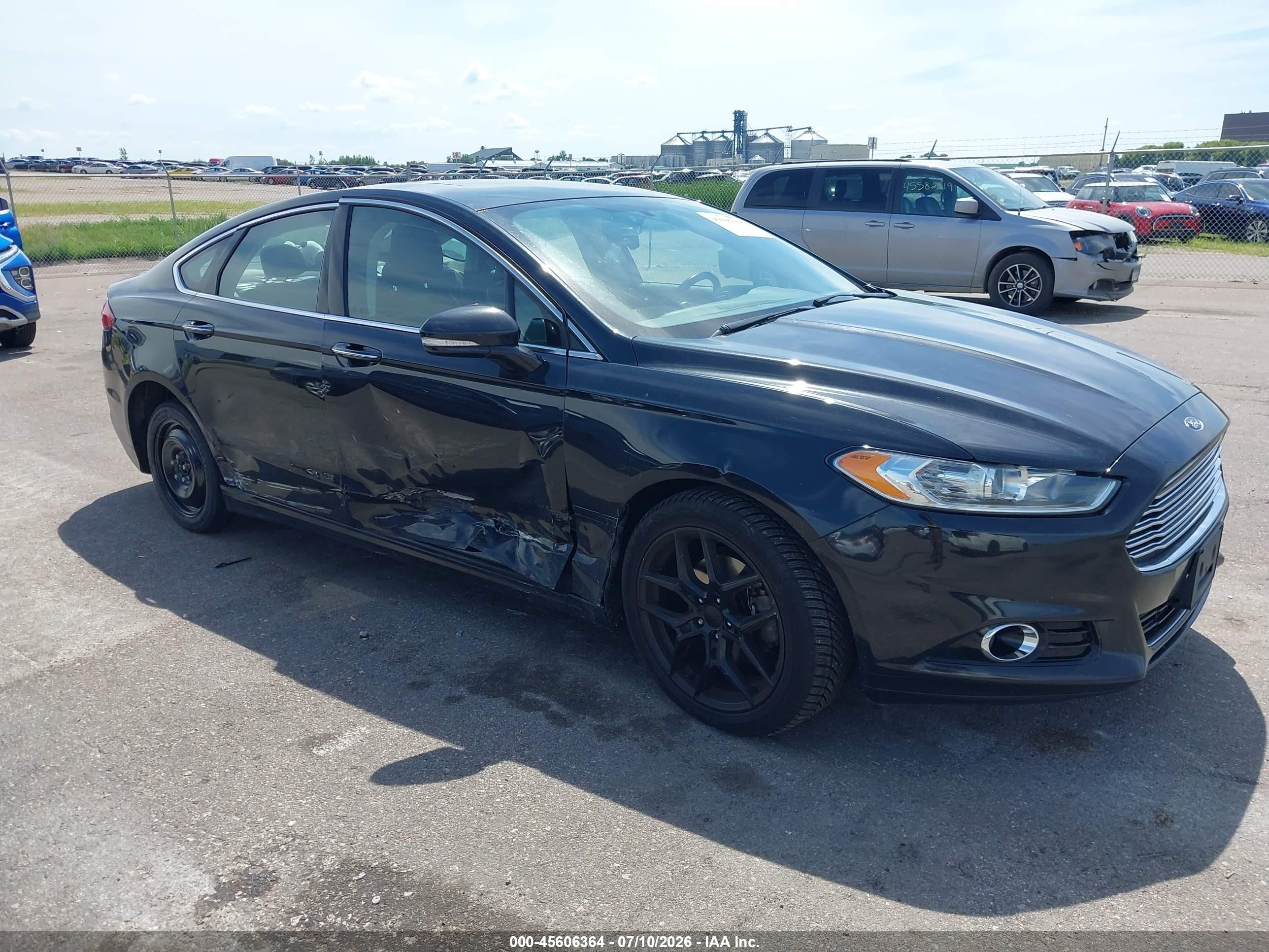 2015 Ford Fusion Titanium Black vin: 3FA6P0D90FR183302