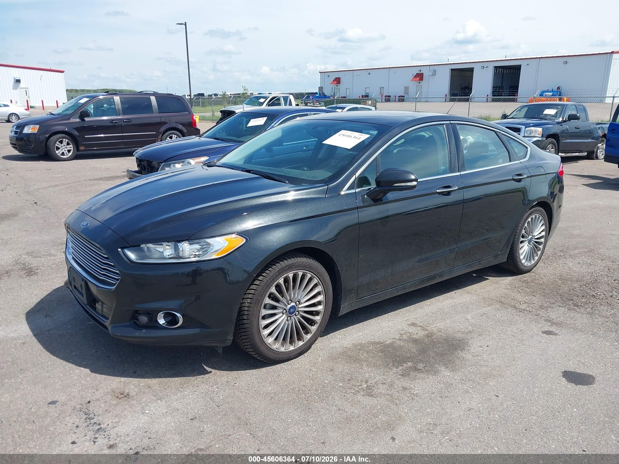 2015 Ford Fusion Titanium Black vin: 3FA6P0D90FR183302