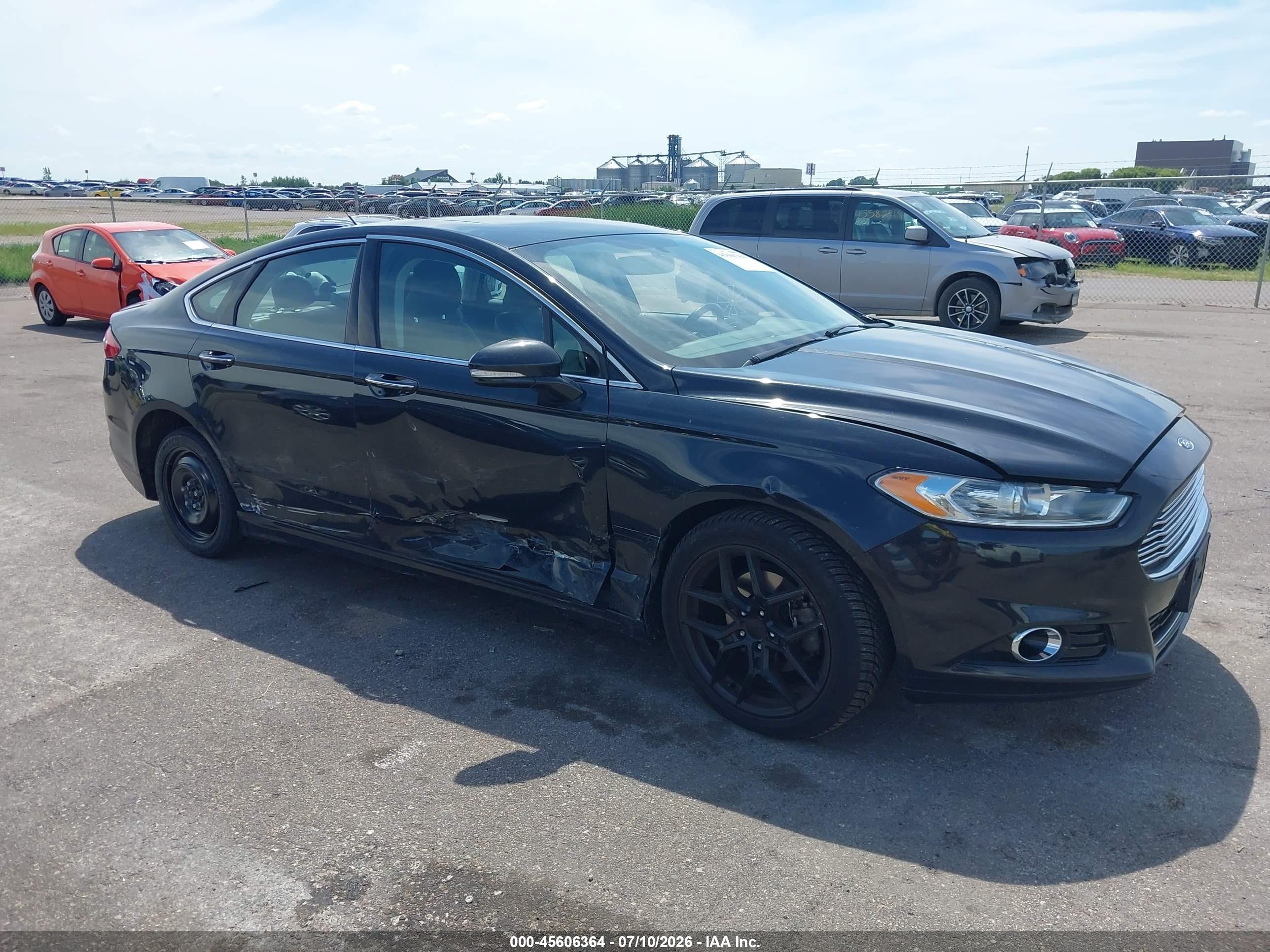 2015 Ford Fusion Titanium Black vin: 3FA6P0D90FR183302
