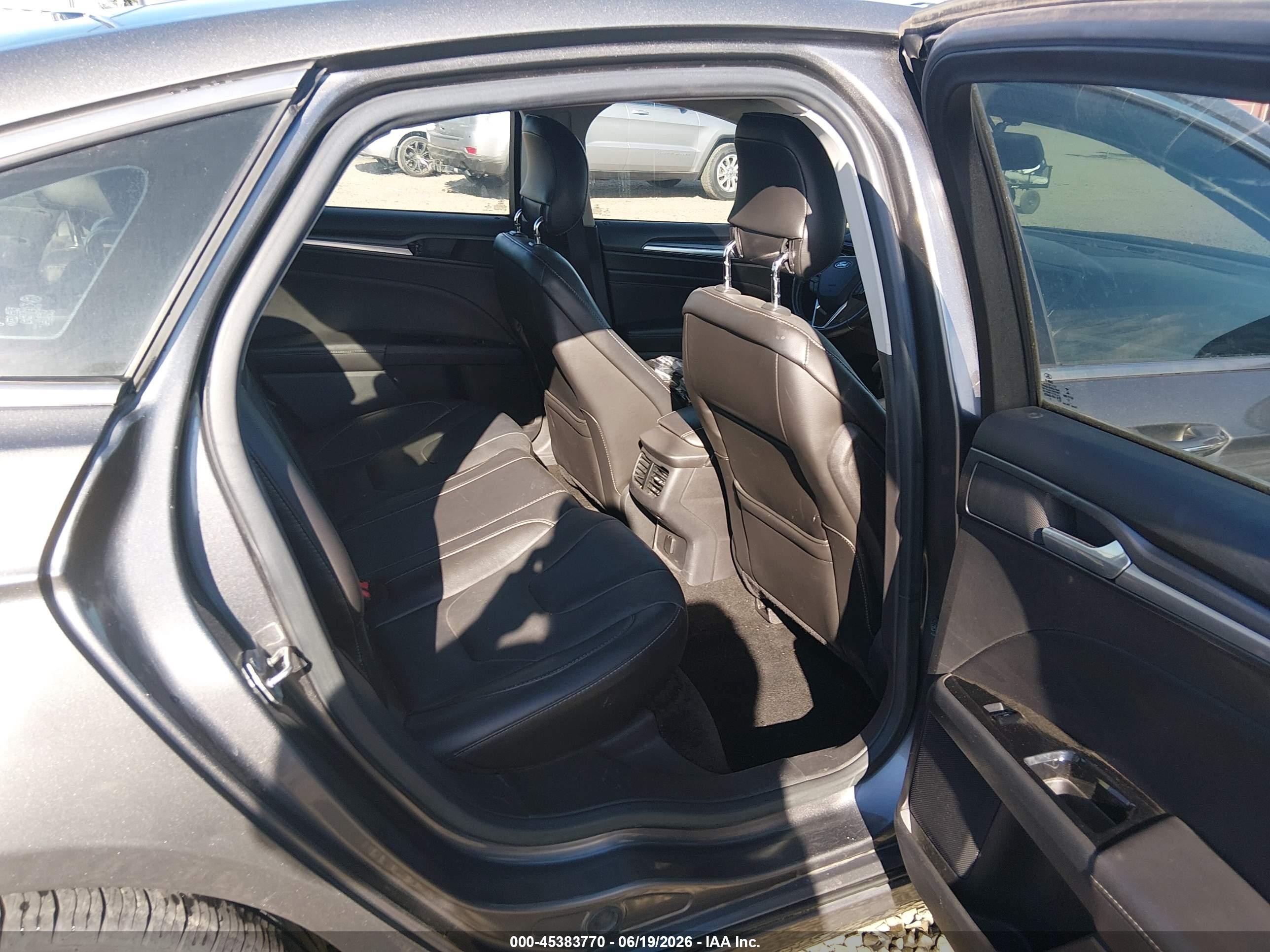 2013 Ford Fusion Titanium Серый vin: 3FA6P0D91DR214215
