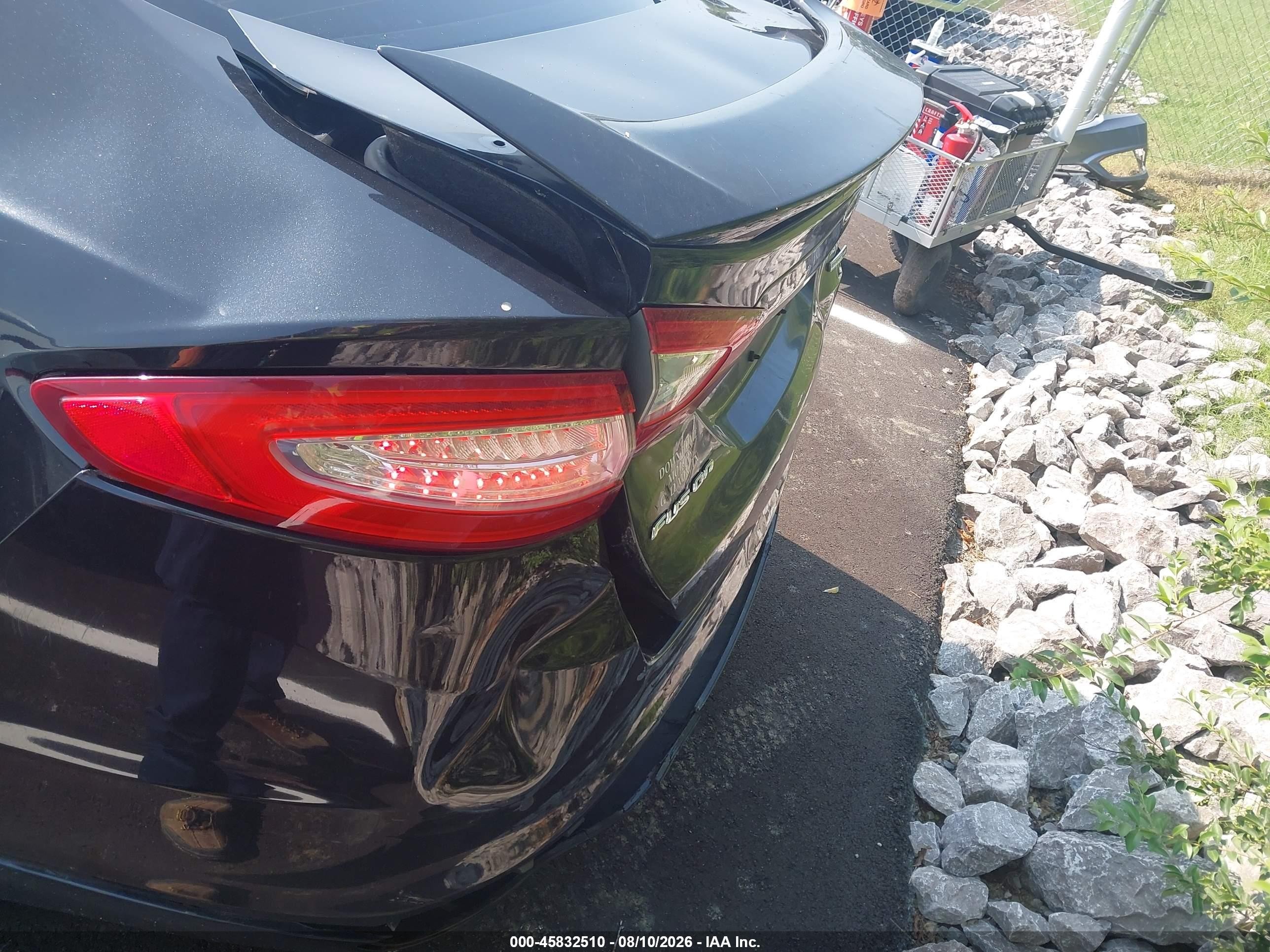 2014 Ford Fusion Titanium Black vin: 3FA6P0D91ER103116