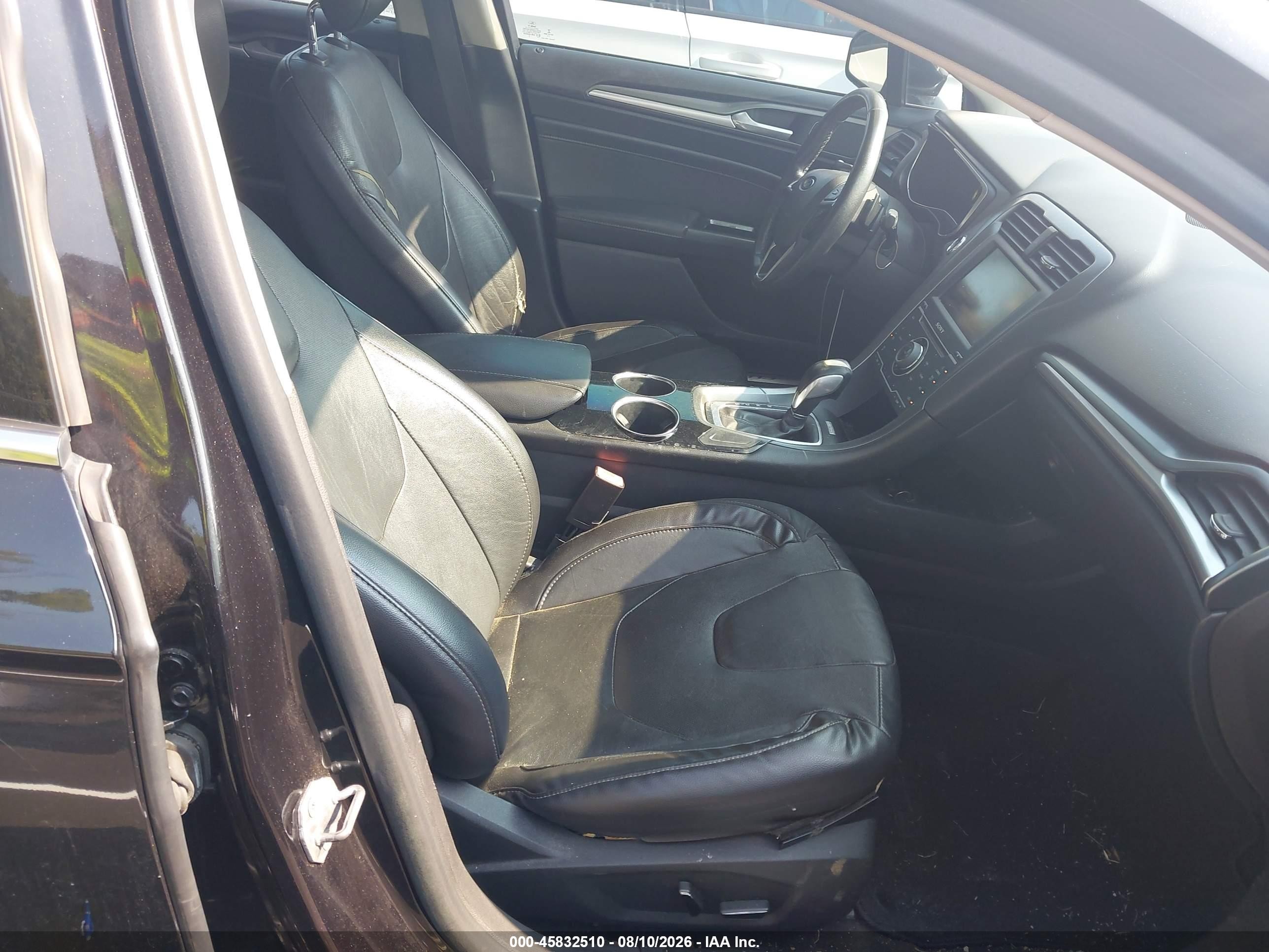 2014 Ford Fusion Titanium Black vin: 3FA6P0D91ER103116