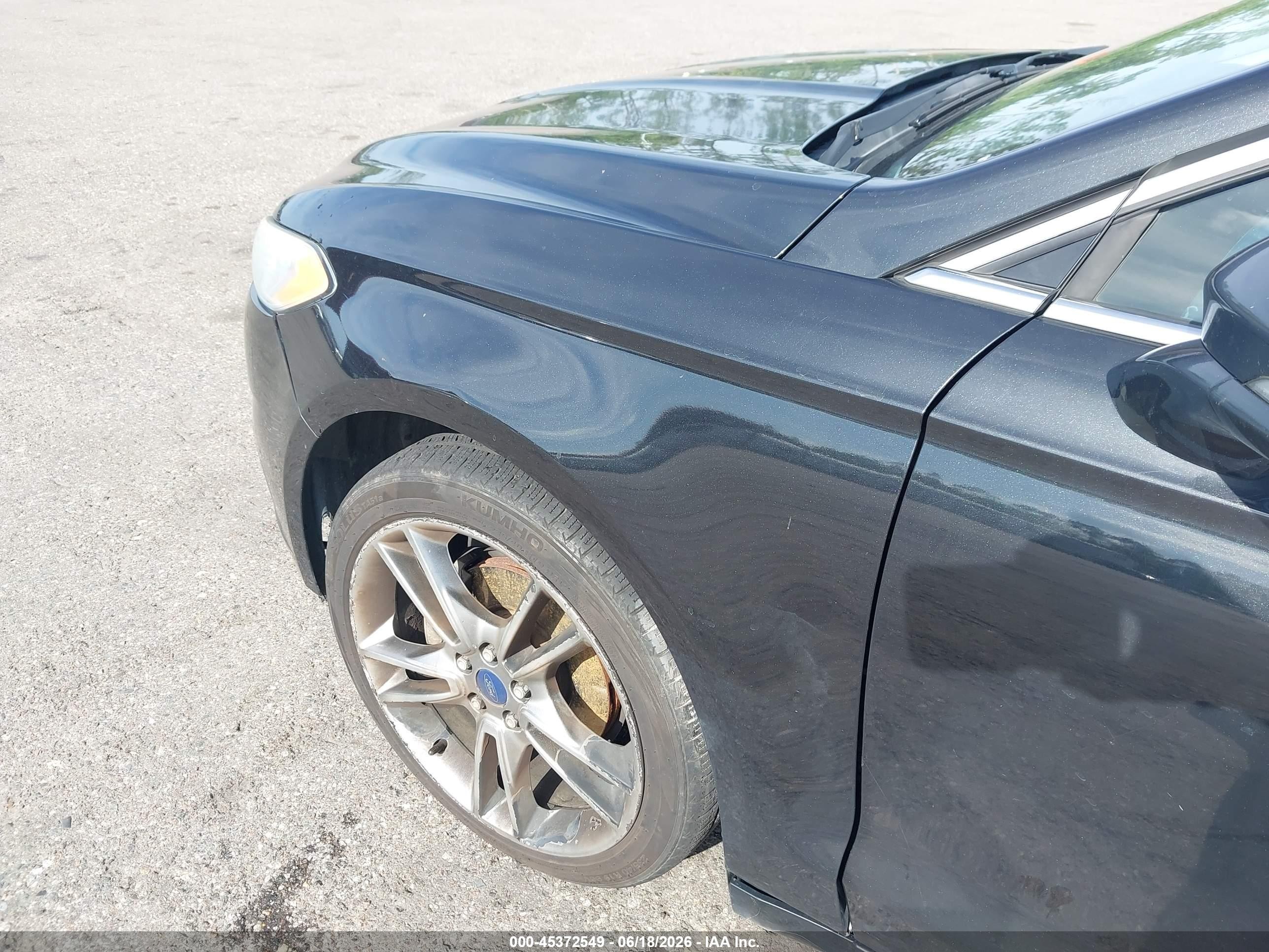 2014 Ford Fusion Titanium Black vin: 3FA6P0D91ER151439