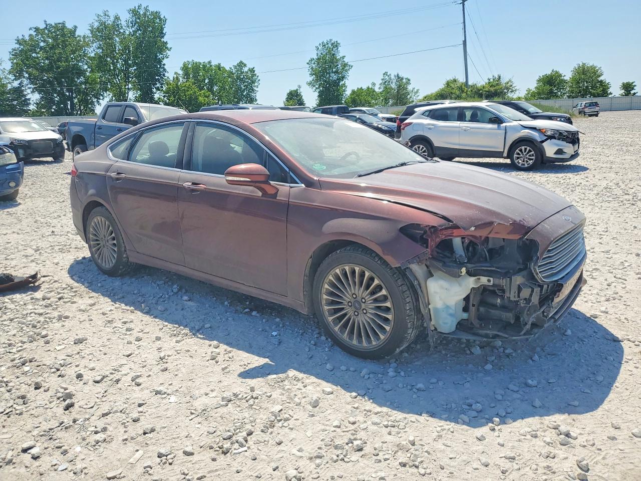 2015 Ford Fusion Titanium Black vin: 3FA6P0D91FR252532