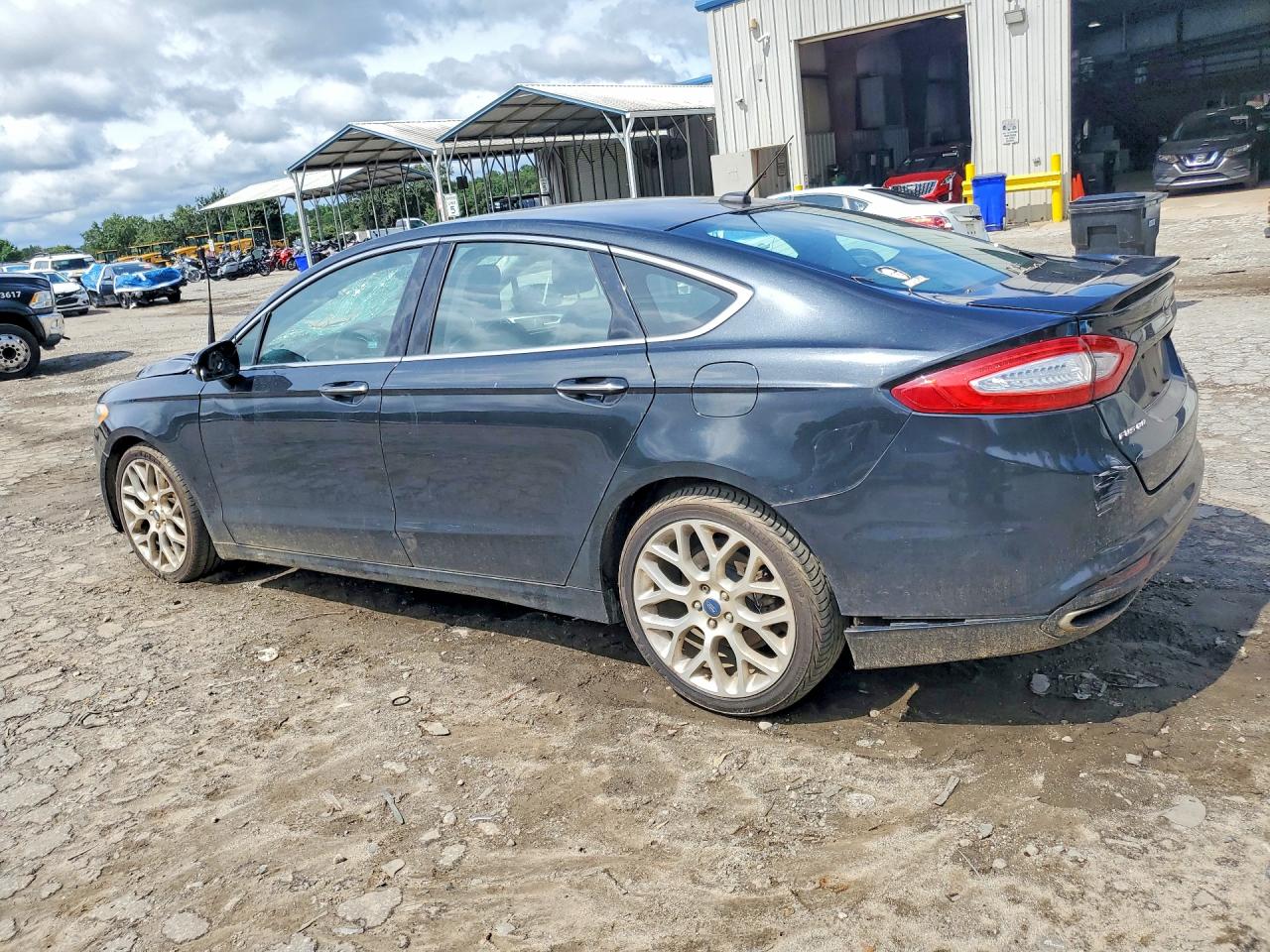 2013 Ford Fusion Titanium Черный vin: 3FA6P0D92DR246378