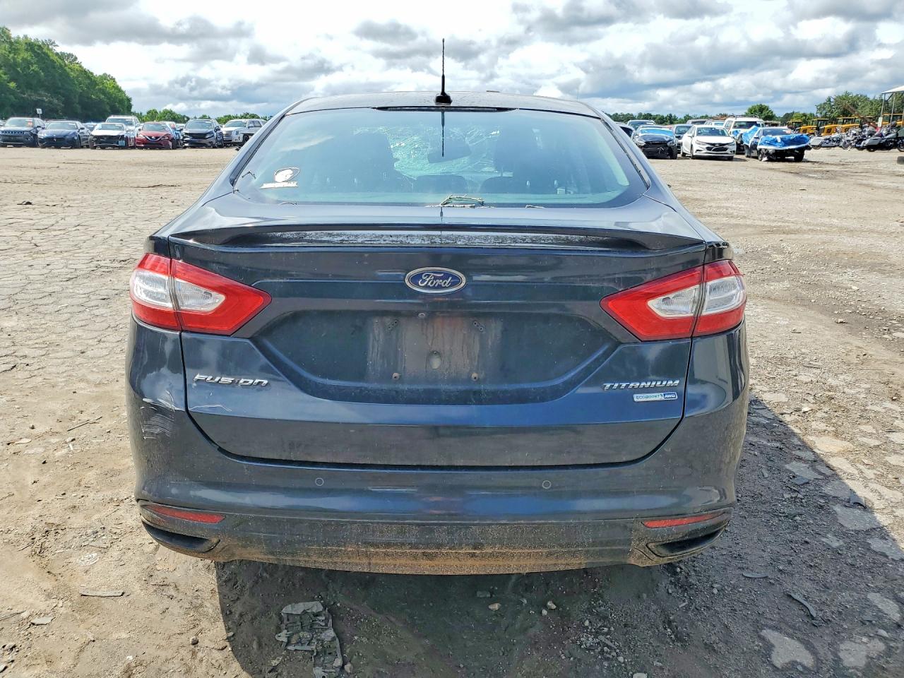 2013 Ford Fusion Titanium Черный vin: 3FA6P0D92DR246378