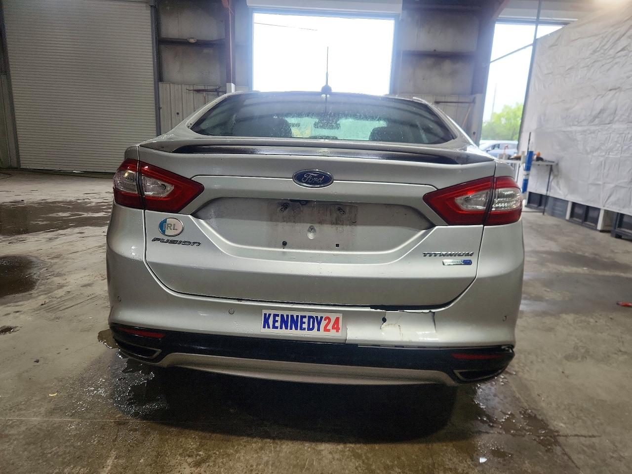 2014 Ford Fusion Titanium Silver vin: 3FA6P0D92ER264039
