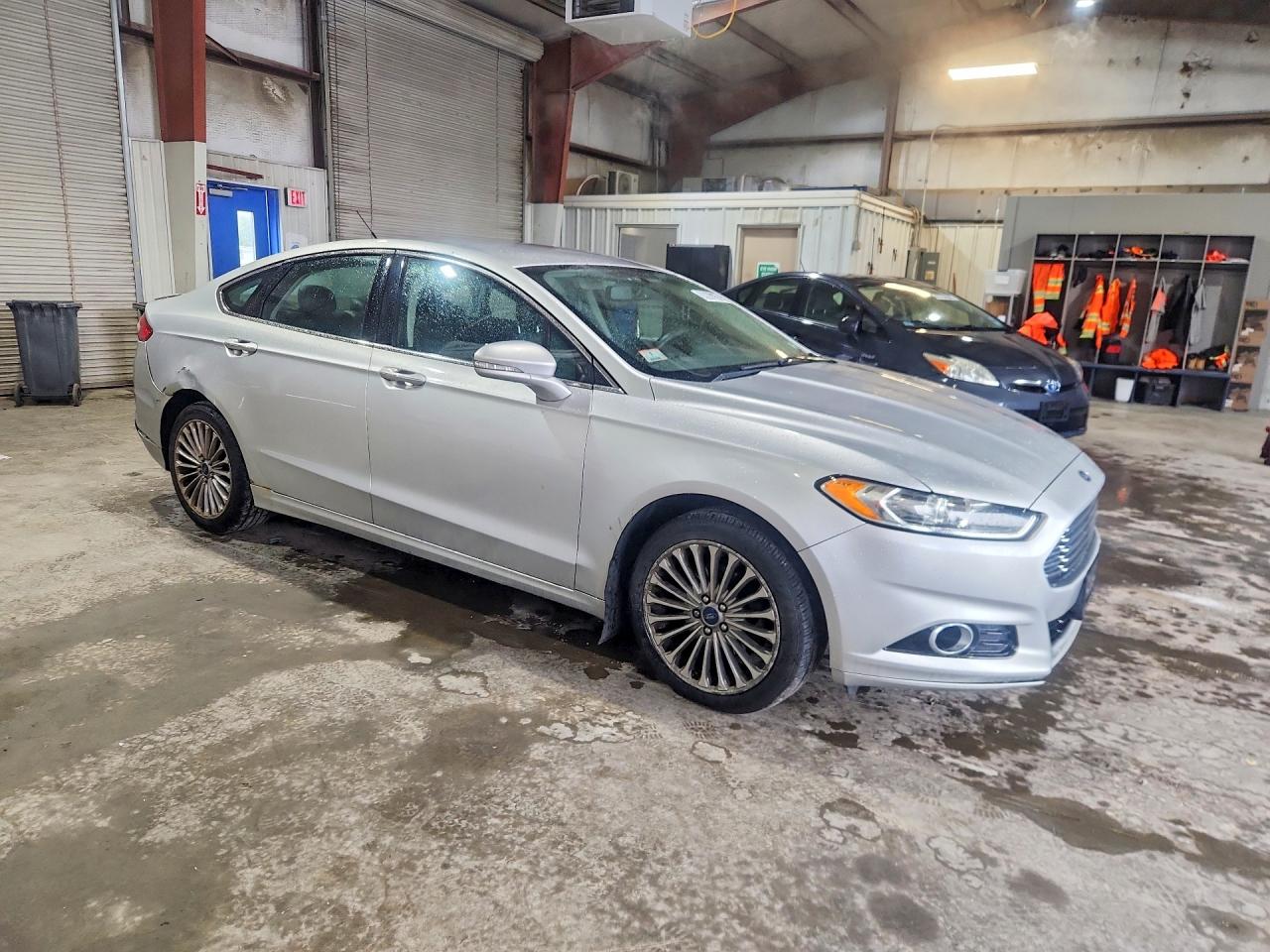 2014 Ford Fusion Titanium Silver vin: 3FA6P0D92ER264039