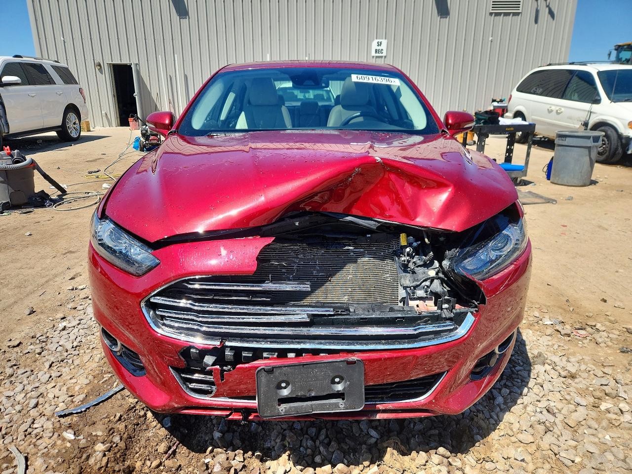 2015 Ford Fusion Titanium Red vin: 3FA6P0D92FR290044