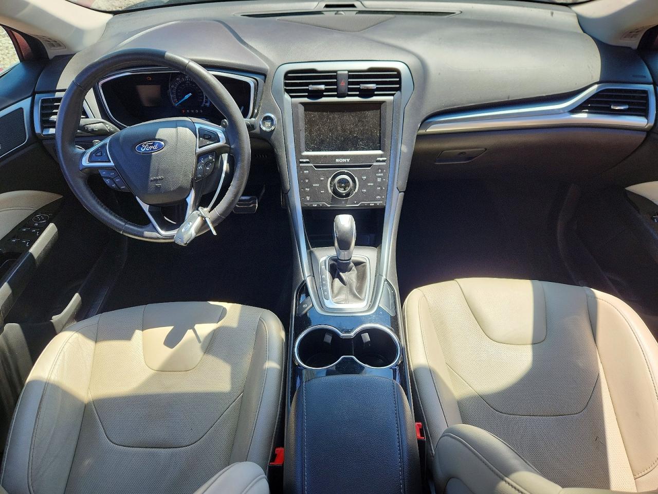 2015 Ford Fusion Titanium Red vin: 3FA6P0D92FR290044