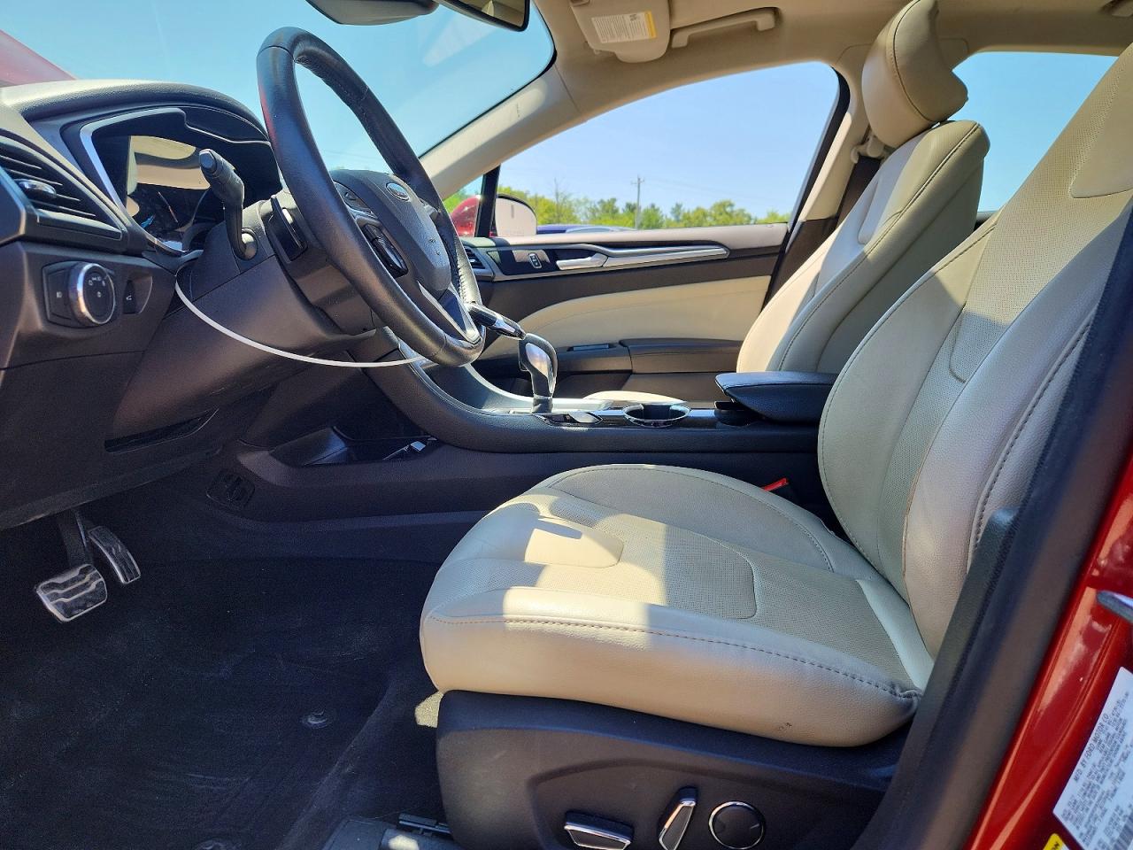 2015 Ford Fusion Titanium Red vin: 3FA6P0D92FR290044