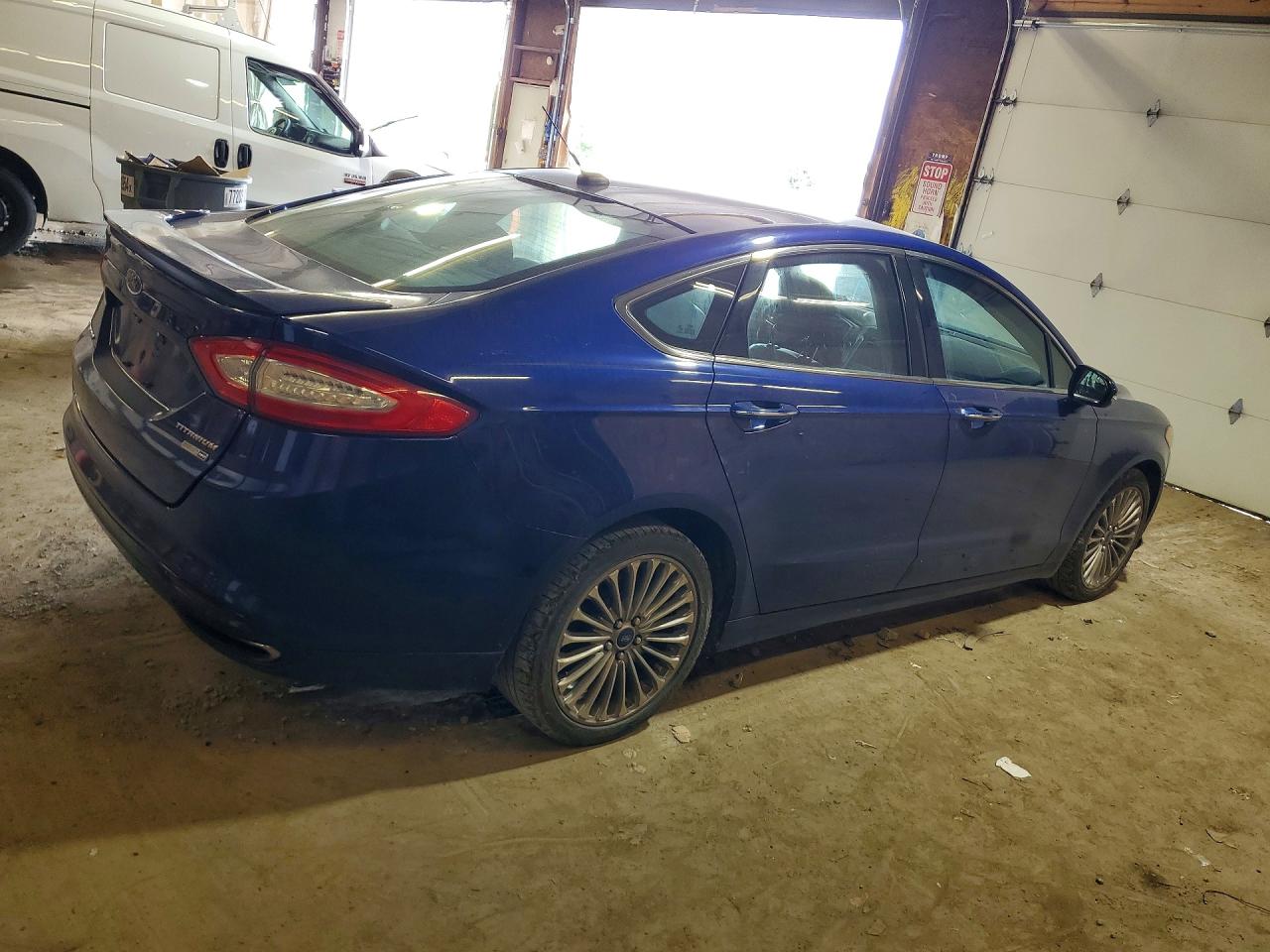 2013 Ford Fusion Titanium Blue vin: 3FA6P0D93DR213356