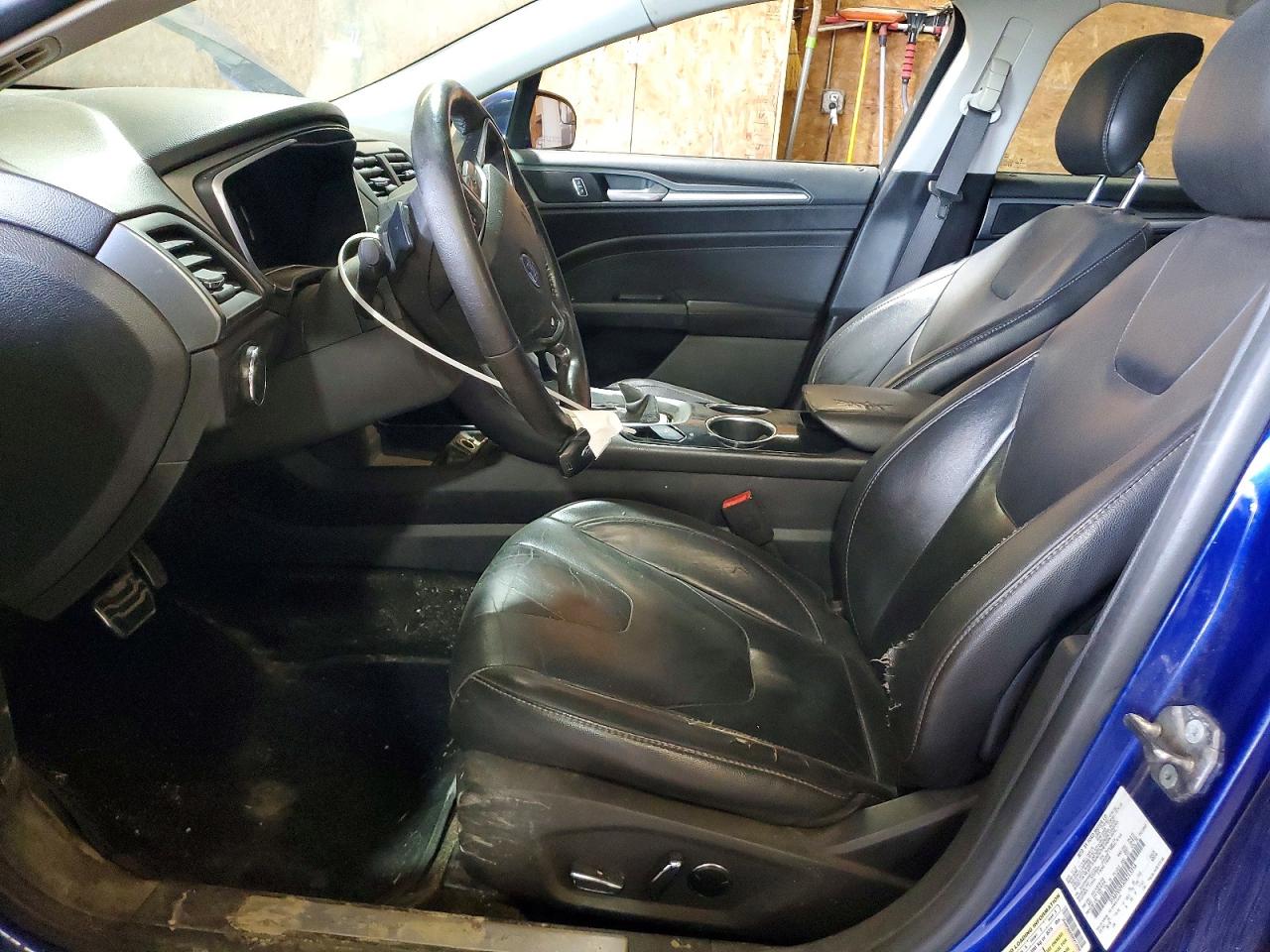2013 Ford Fusion Titanium Blue vin: 3FA6P0D93DR213356