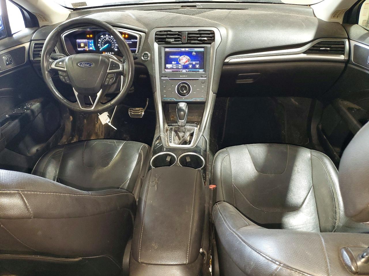 2013 Ford Fusion Titanium Blue vin: 3FA6P0D93DR213356