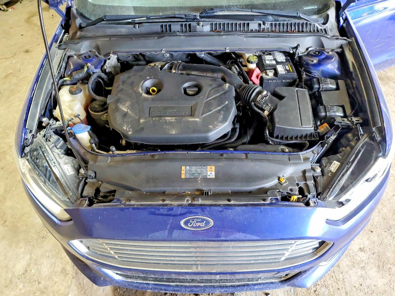 2013 Ford Fusion Titanium Blue vin: 3FA6P0D93DR213356