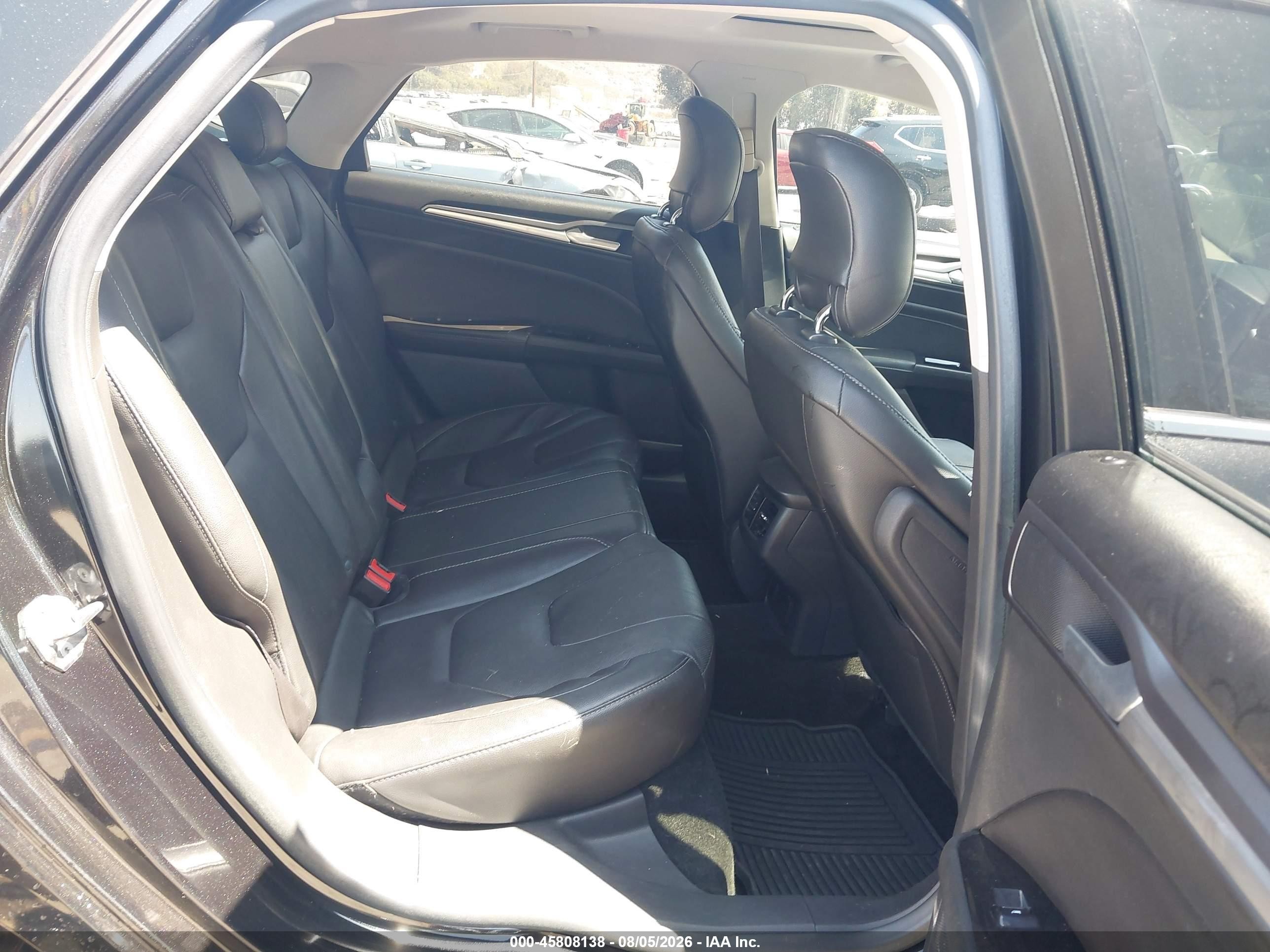 2013 Ford Fusion Titanium Black vin: 3FA6P0D93DR242372