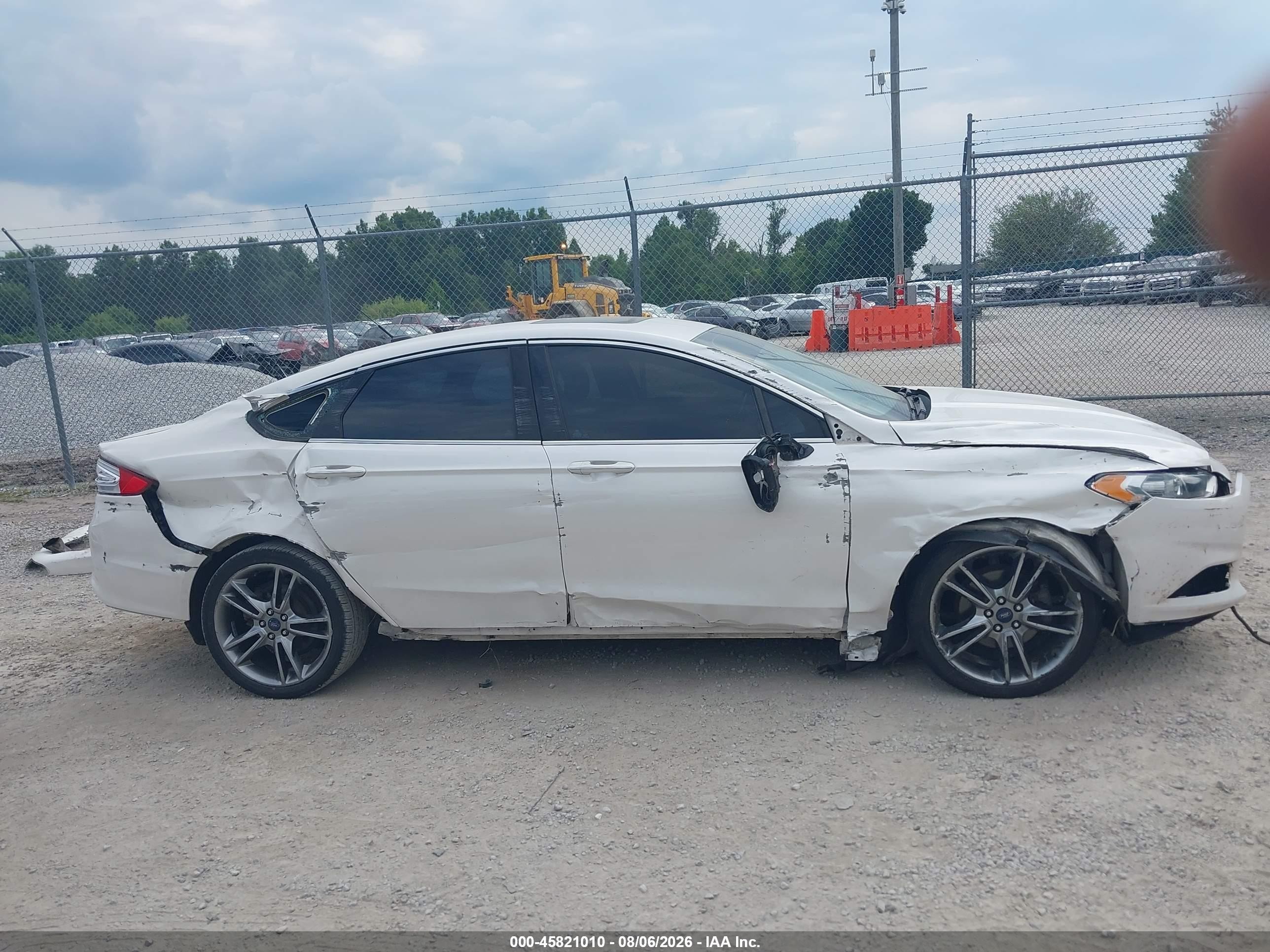 2013 Ford Fusion Titanium White vin: 3FA6P0D93DR302697