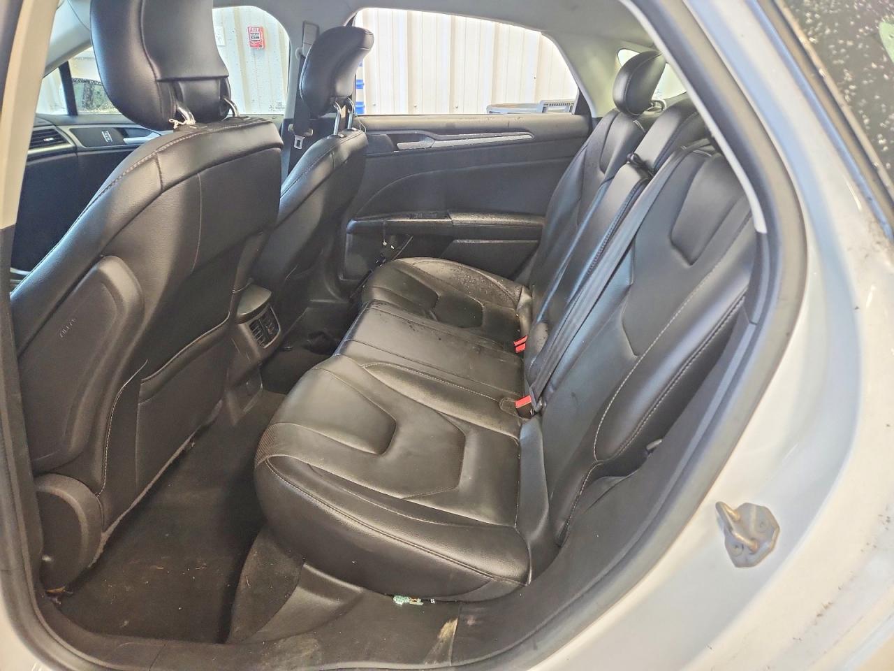 2014 Ford Fusion Titanium White vin: 3FA6P0D93ER106292