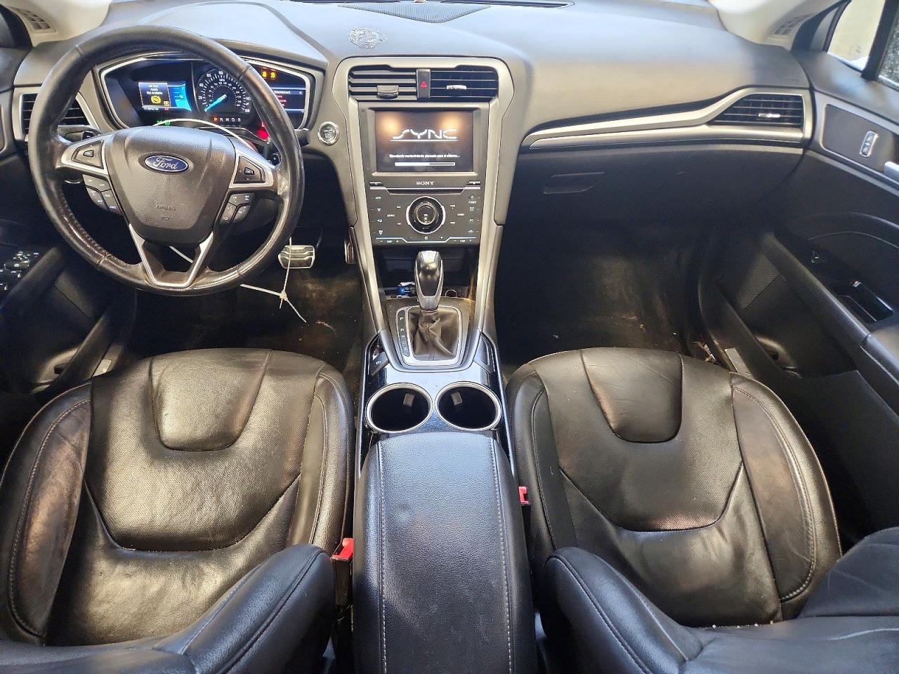 2014 Ford Fusion Titanium White vin: 3FA6P0D93ER106292