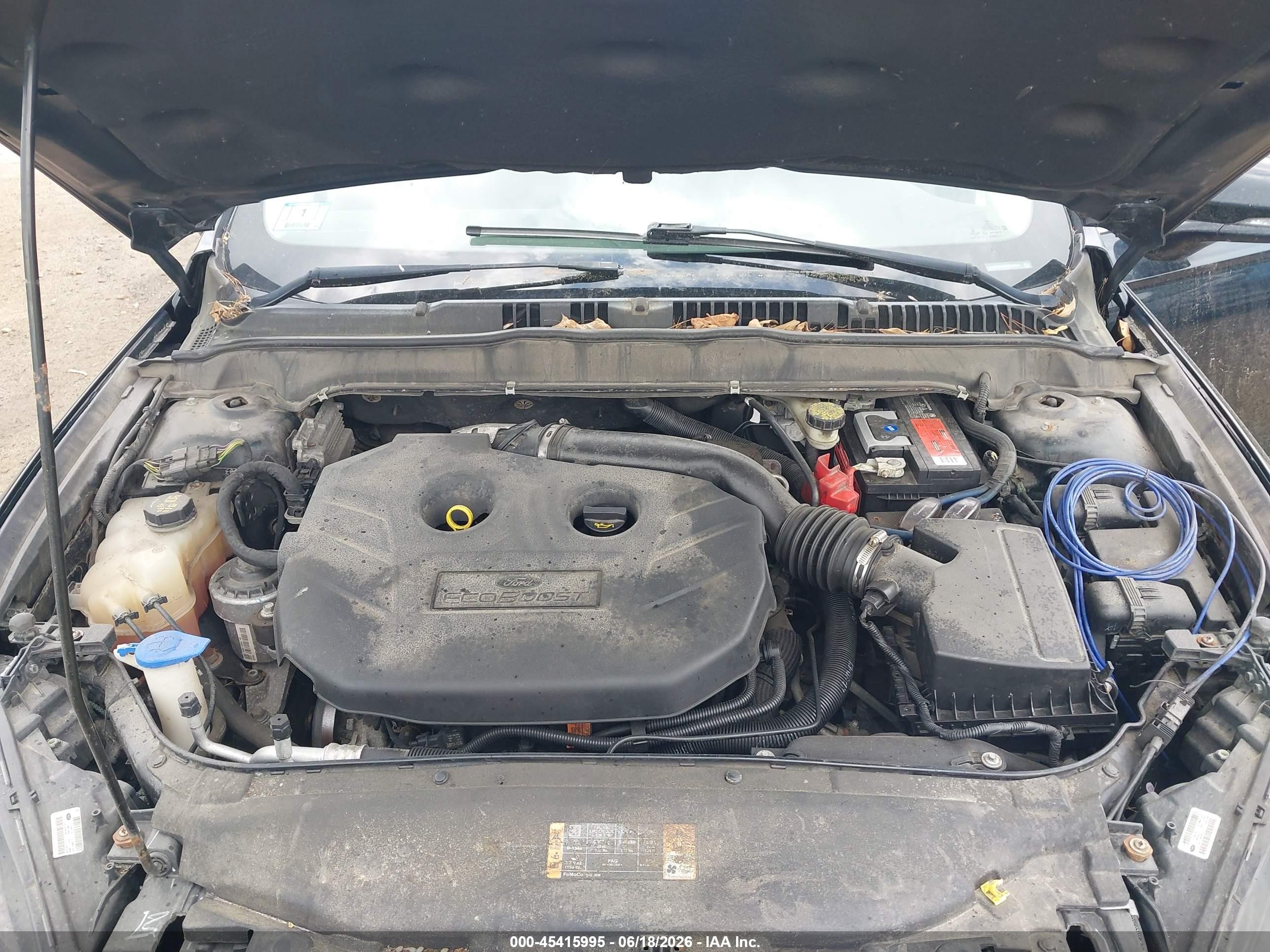2014 Ford Fusion Titanium Black vin: 3FA6P0D93ER223337