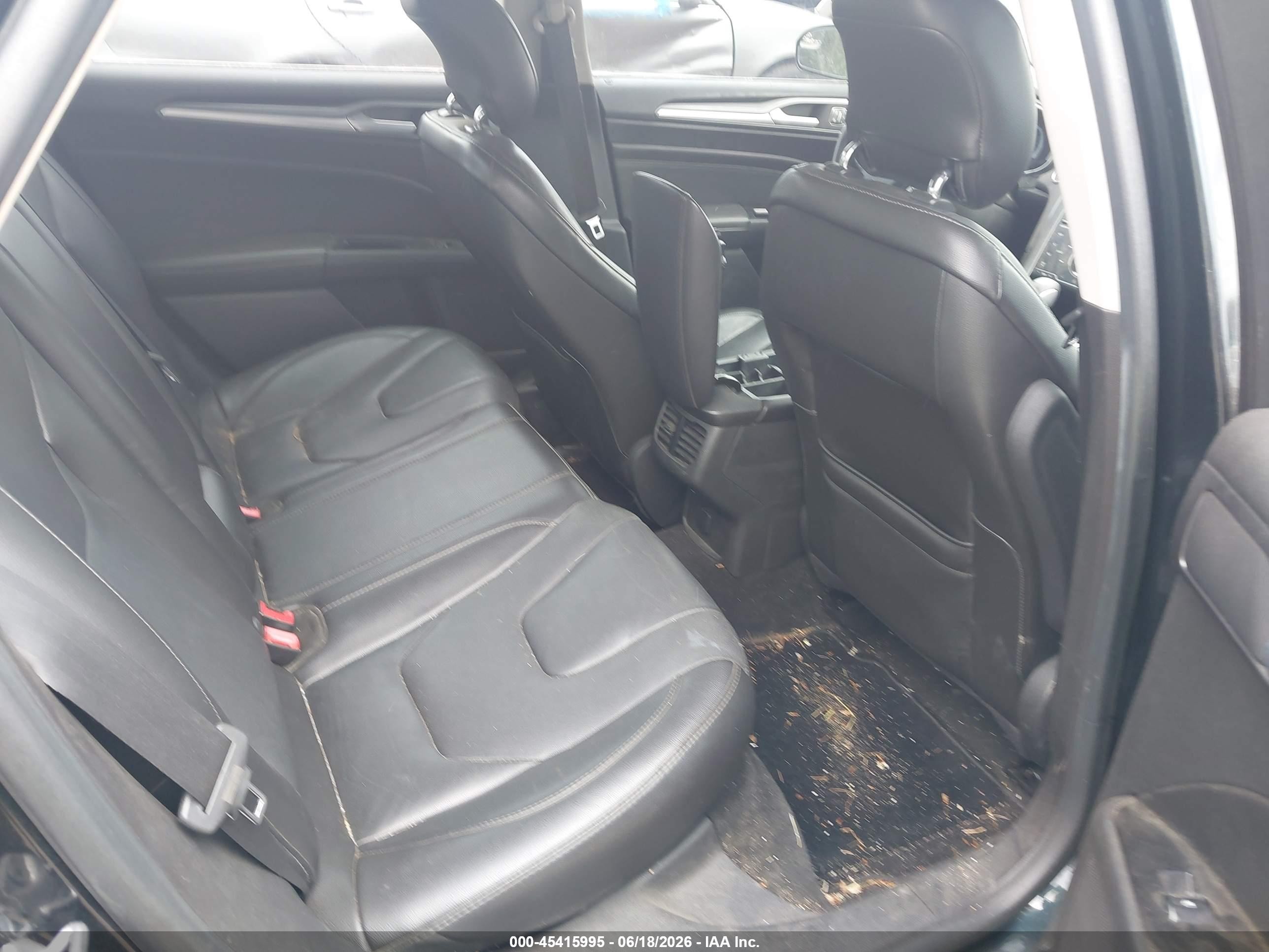 2014 Ford Fusion Titanium Black vin: 3FA6P0D93ER223337