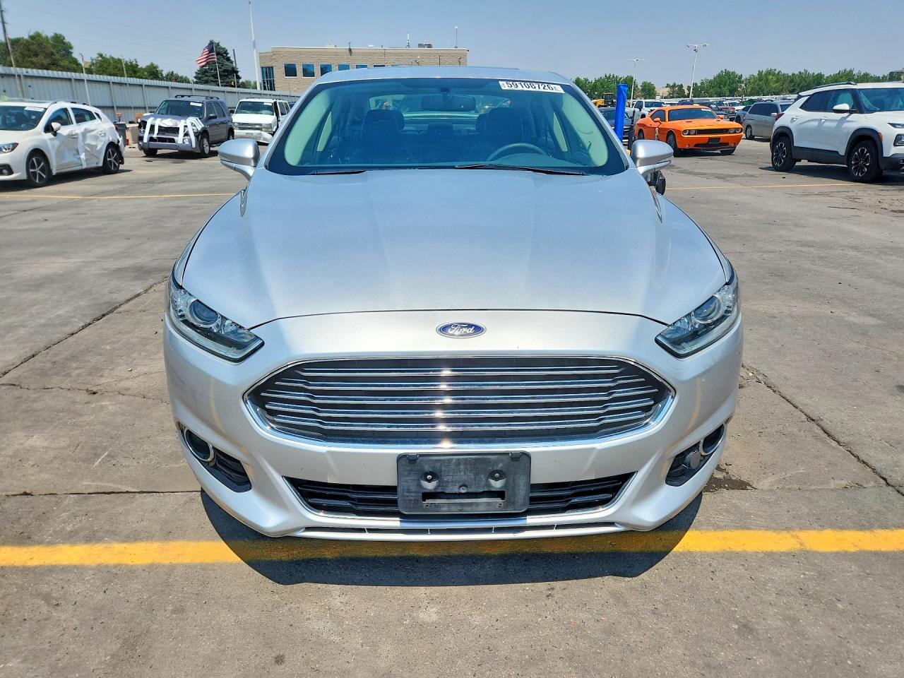 2014 Ford Fusion Titanium Silver vin: 3FA6P0D93ER242387