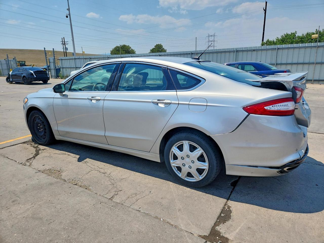 2014 Ford Fusion Titanium Silver vin: 3FA6P0D93ER242387