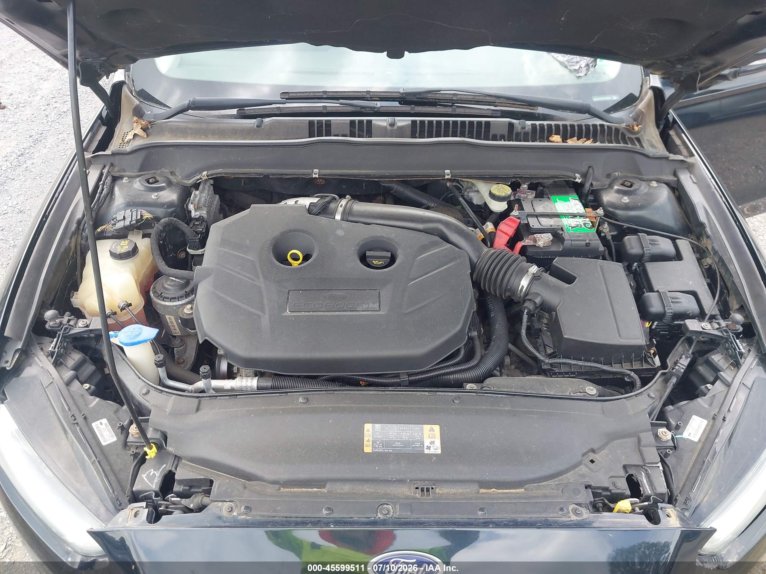 2014 Ford Fusion Titanium Black vin: 3FA6P0D93ER245421