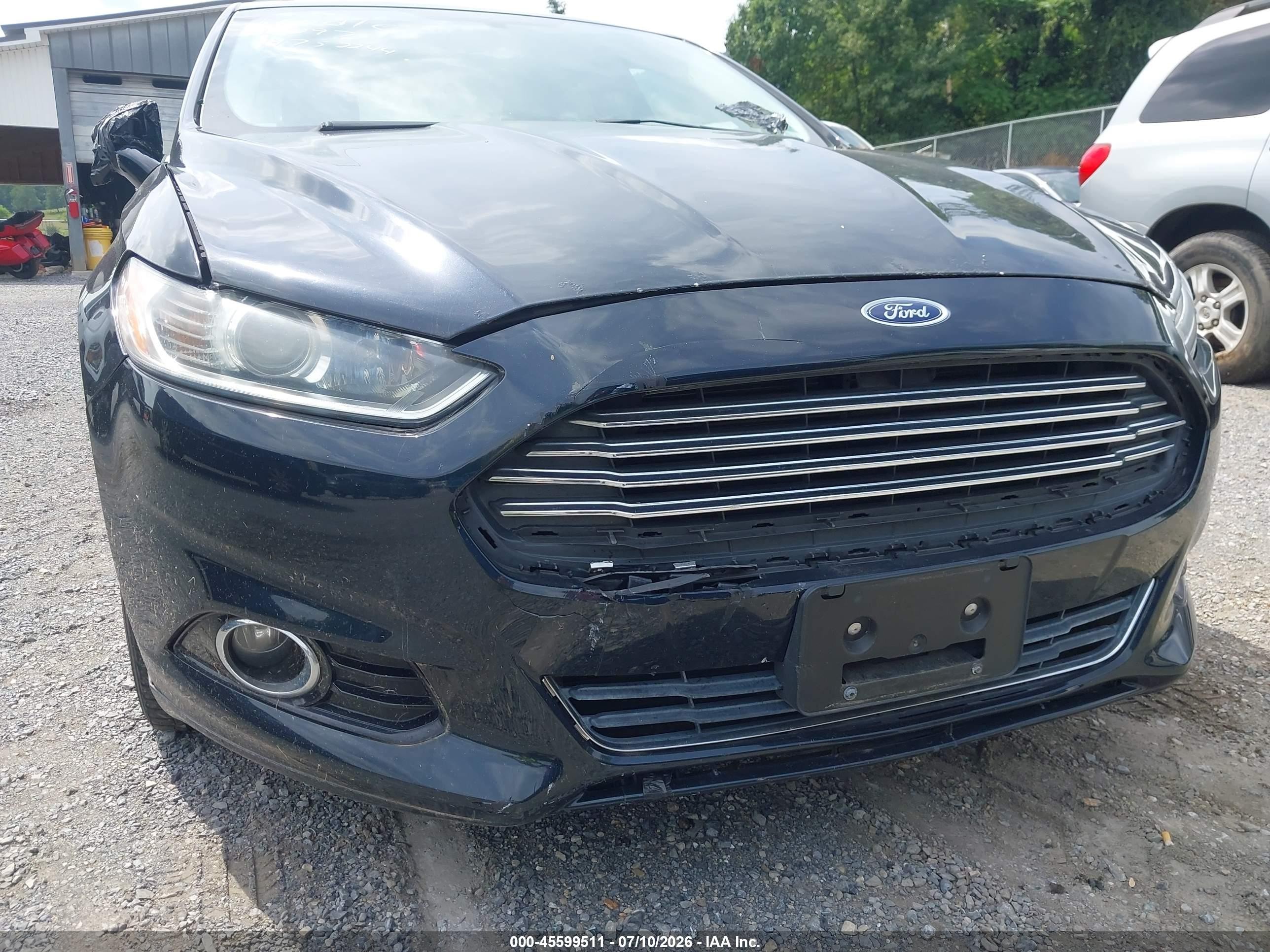 2014 Ford Fusion Titanium Black vin: 3FA6P0D93ER245421