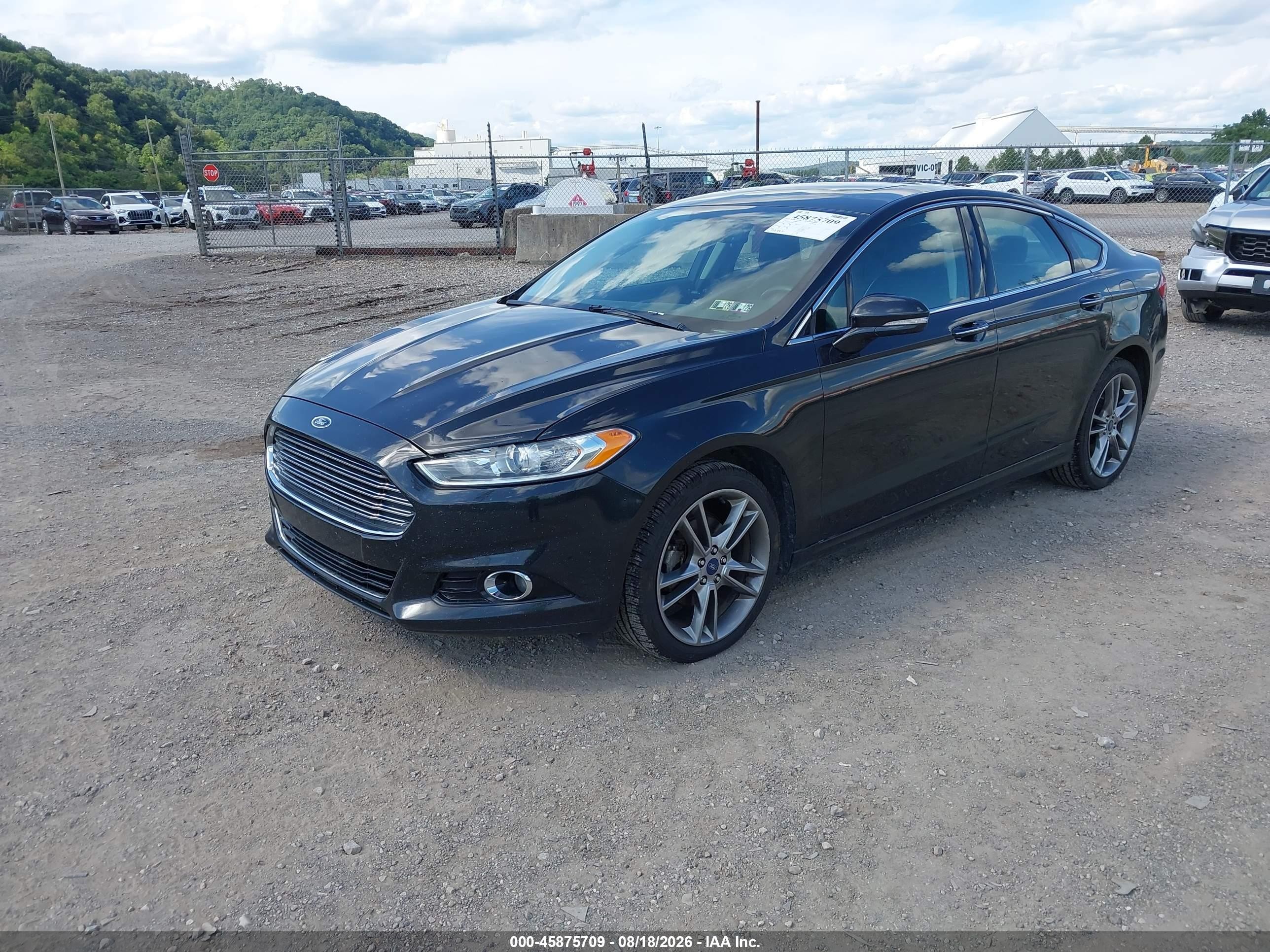 2015 Ford Fusion Titanium Black vin: 3FA6P0D93FR111302