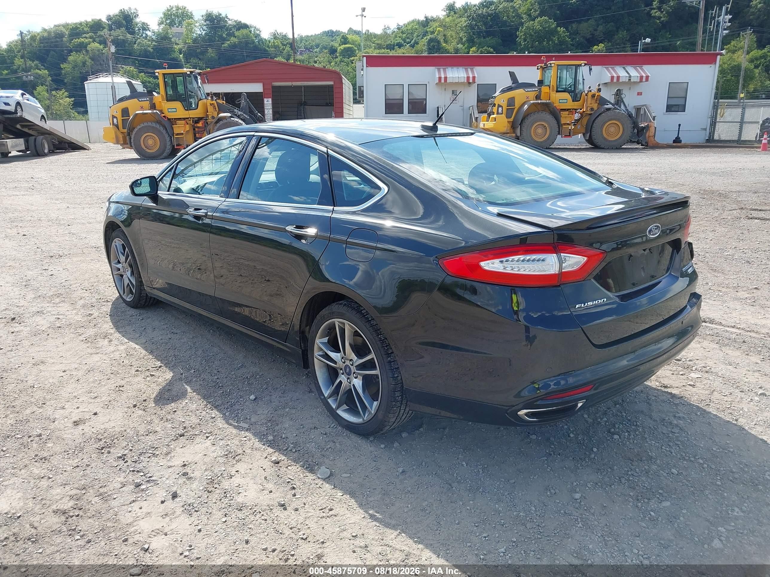 2015 Ford Fusion Titanium Black vin: 3FA6P0D93FR111302
