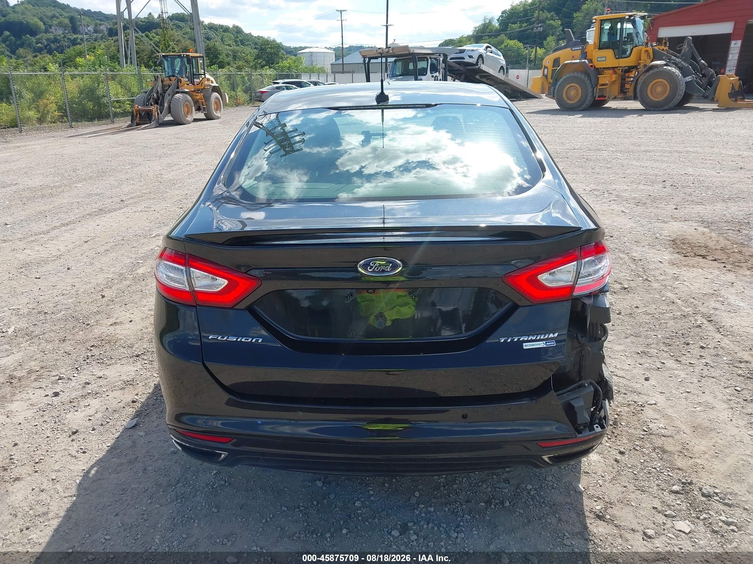 2015 Ford Fusion Titanium Black vin: 3FA6P0D93FR111302