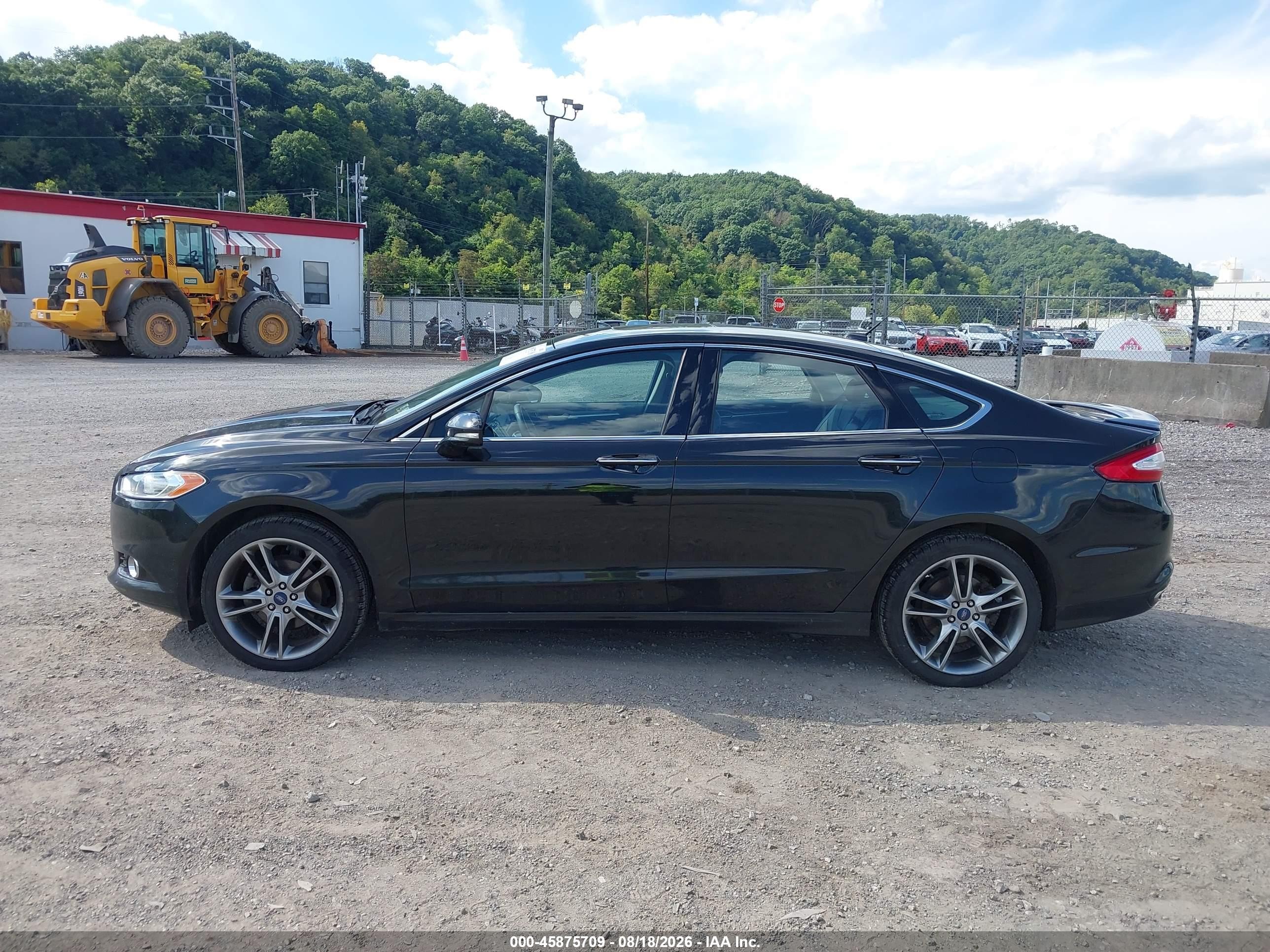 2015 Ford Fusion Titanium Black vin: 3FA6P0D93FR111302