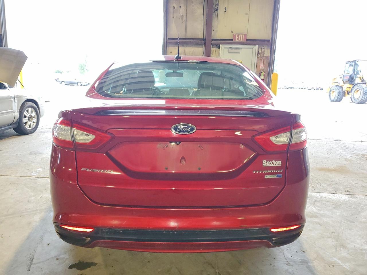 2015 Ford Fusion Titanium Бордовый vin: 3FA6P0D93FR124616