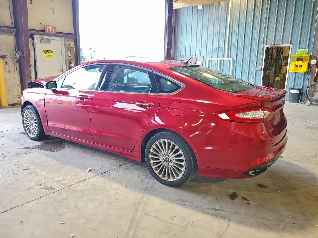 2015 Ford Fusion Titanium Бордовый vin: 3FA6P0D93FR124616