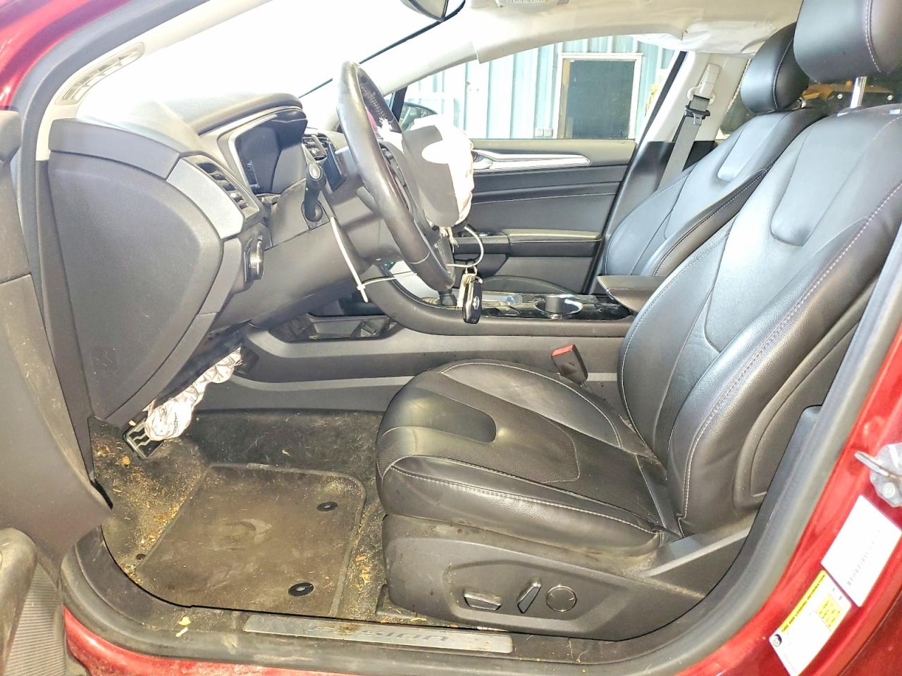 2015 Ford Fusion Titanium Бордовый vin: 3FA6P0D93FR124616