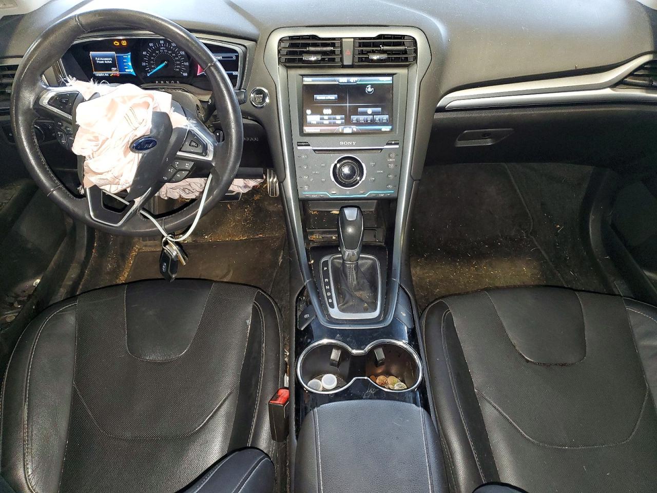 2015 Ford Fusion Titanium Бордовый vin: 3FA6P0D93FR124616