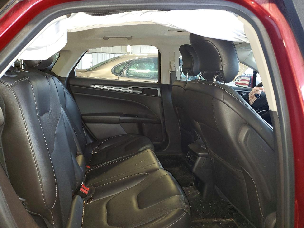 2015 Ford Fusion Titanium Бордовый vin: 3FA6P0D93FR124616