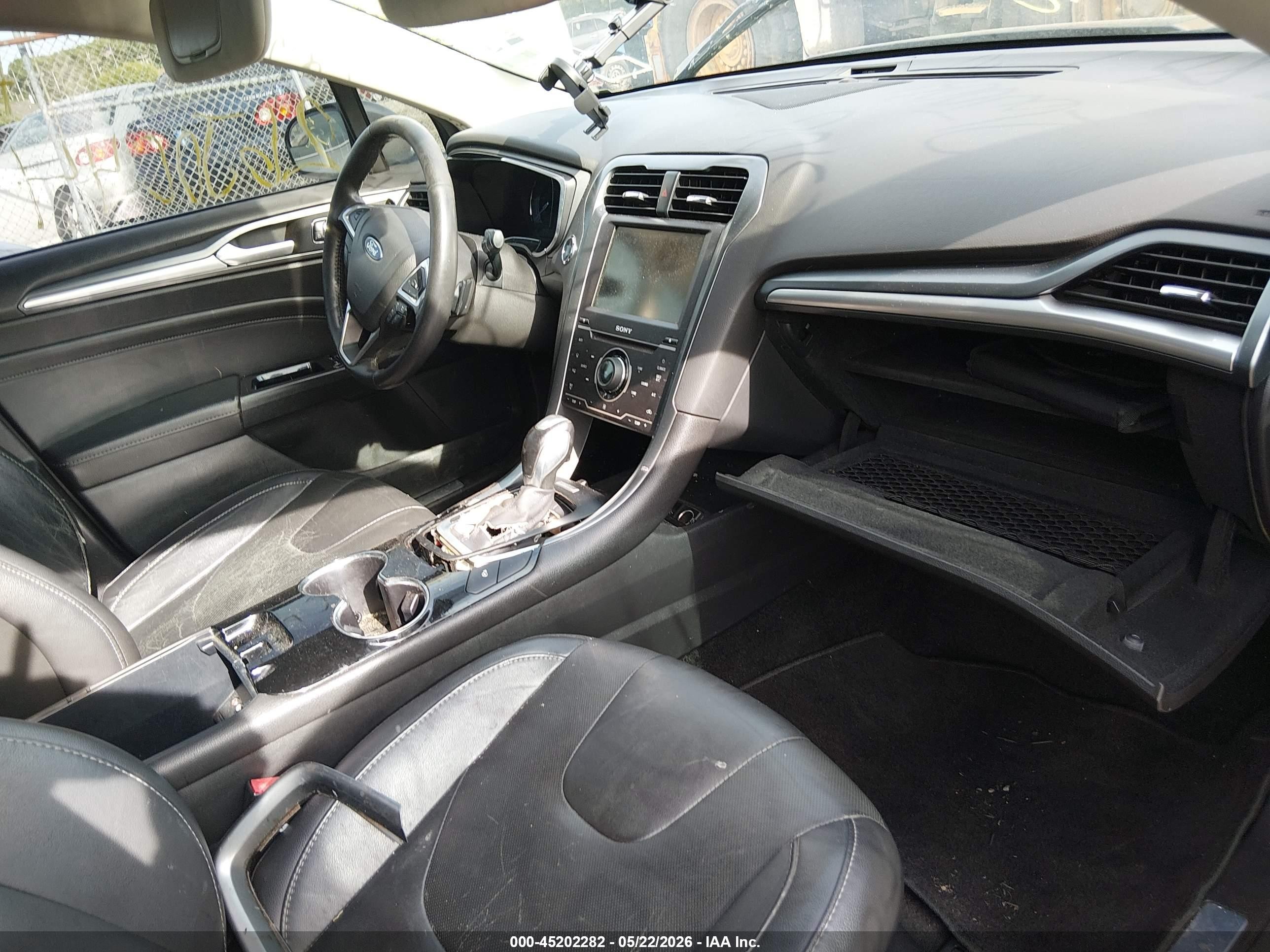 2015 Ford Fusion Titanium Gray vin: 3FA6P0D93FR141223