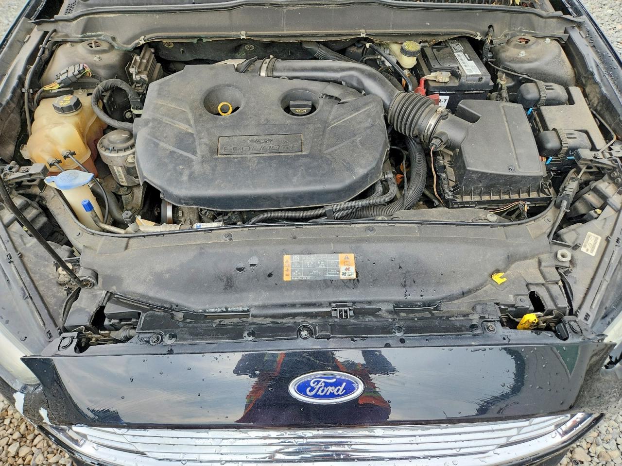 2015 Ford Fusion Titanium Черный vin: 3FA6P0D93FR176148