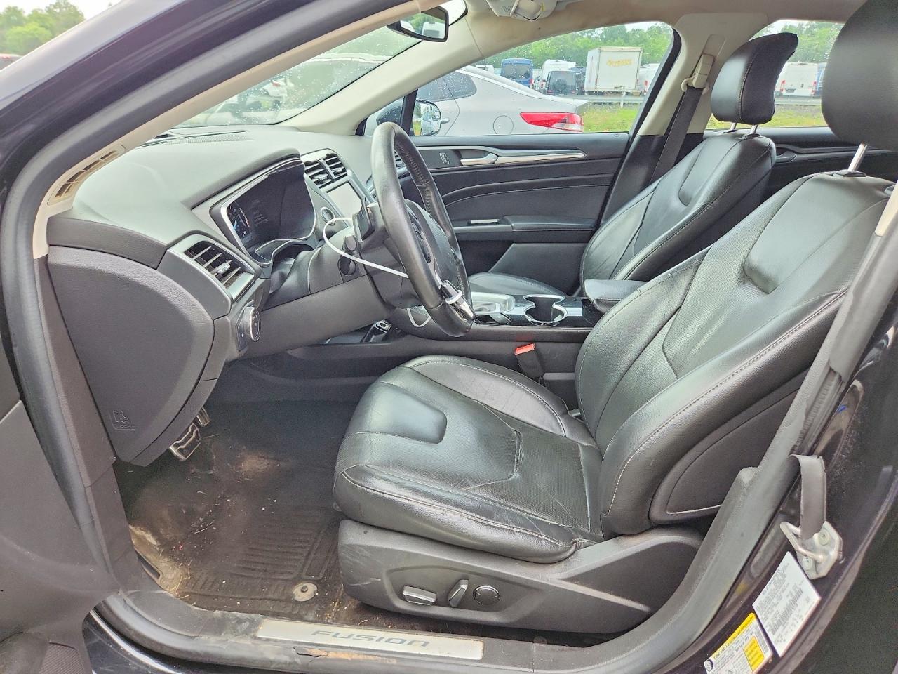 2015 Ford Fusion Titanium Черный vin: 3FA6P0D93FR176148