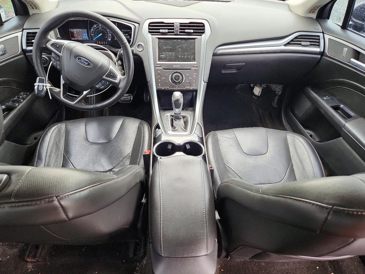 2015 Ford Fusion Titanium Черный vin: 3FA6P0D93FR176148